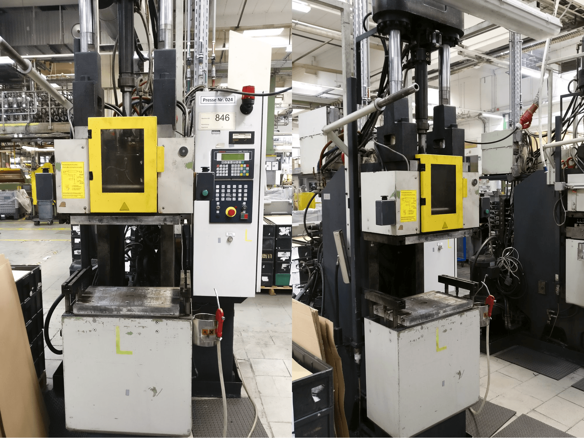 Koneen Kloeckner Desma oikean sivun näkymä 956.050