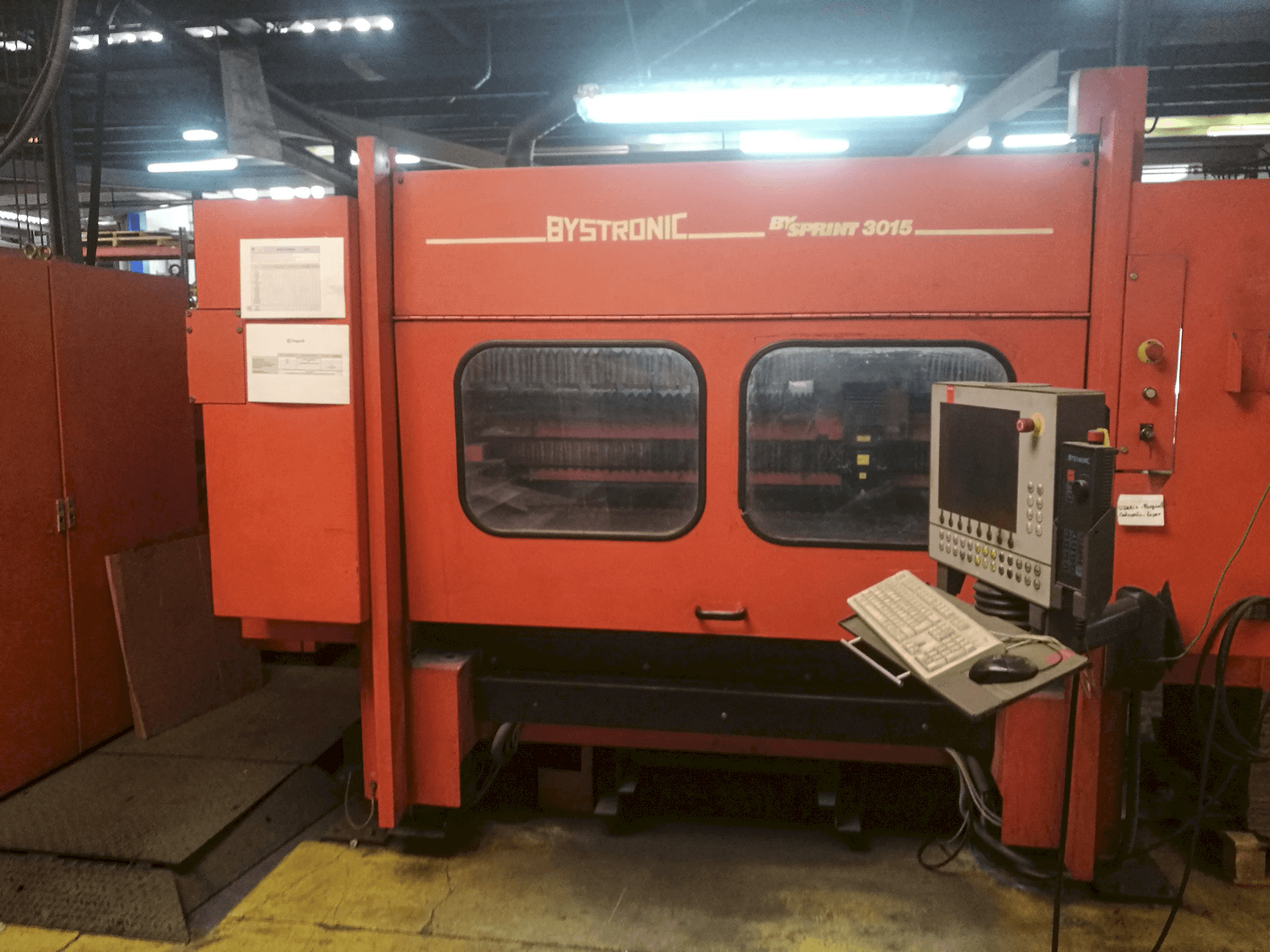 Koneen Bystronic etunäkymä BySprint 3015