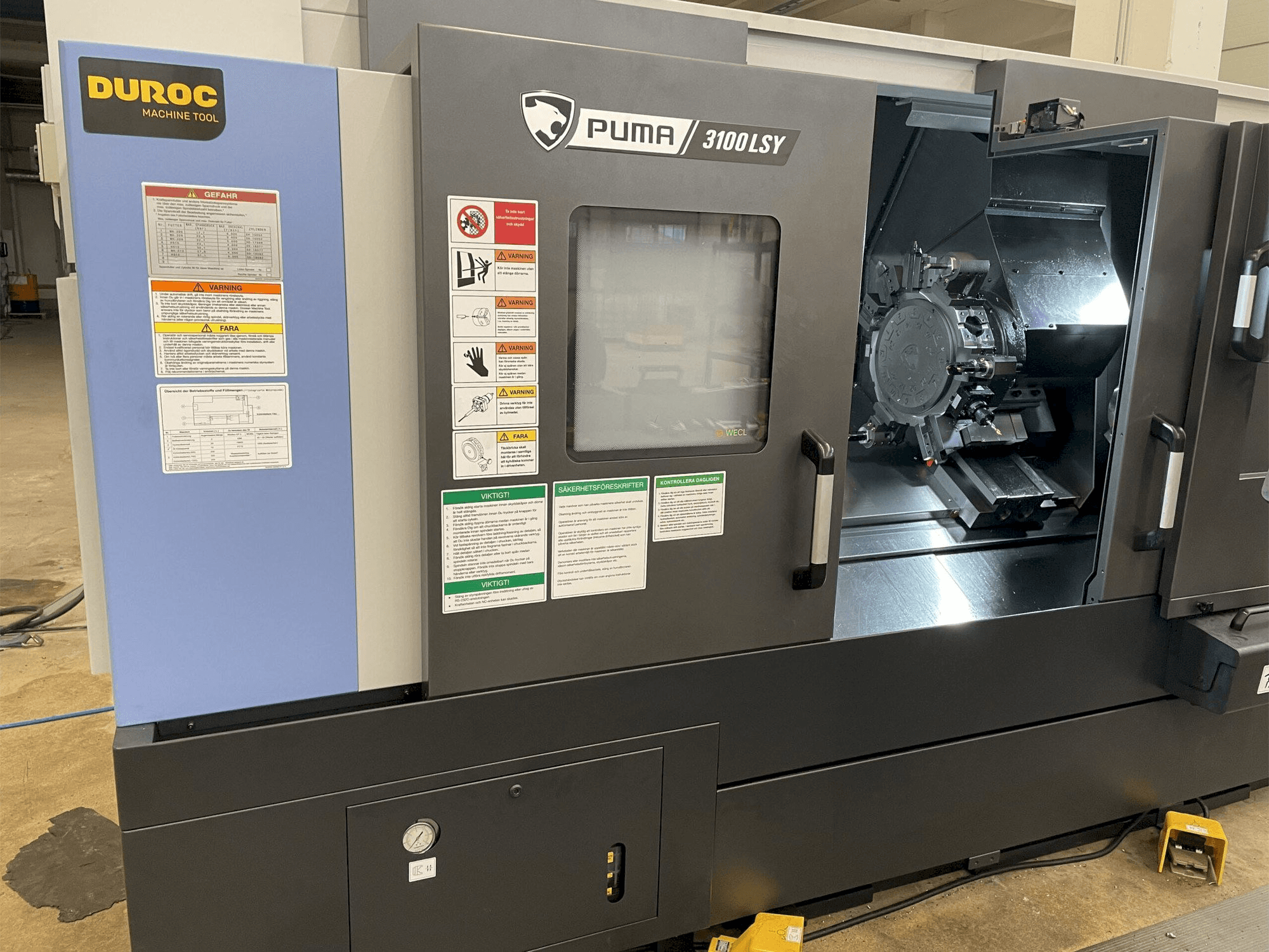 Koneen Doosan Puma etunäkymä