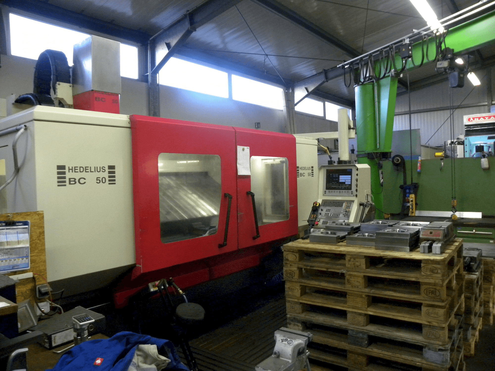 Koneen HEDELIUS BC-50 etunäkymä