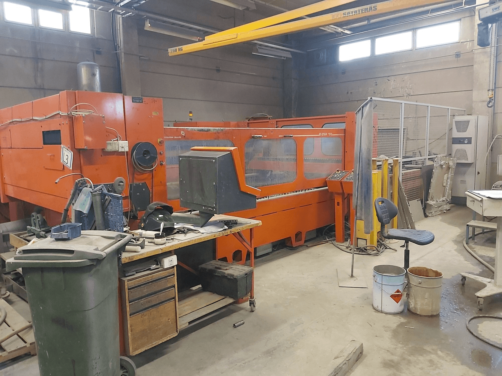 Koneen Bystronic BTL 3500 etunäkymä