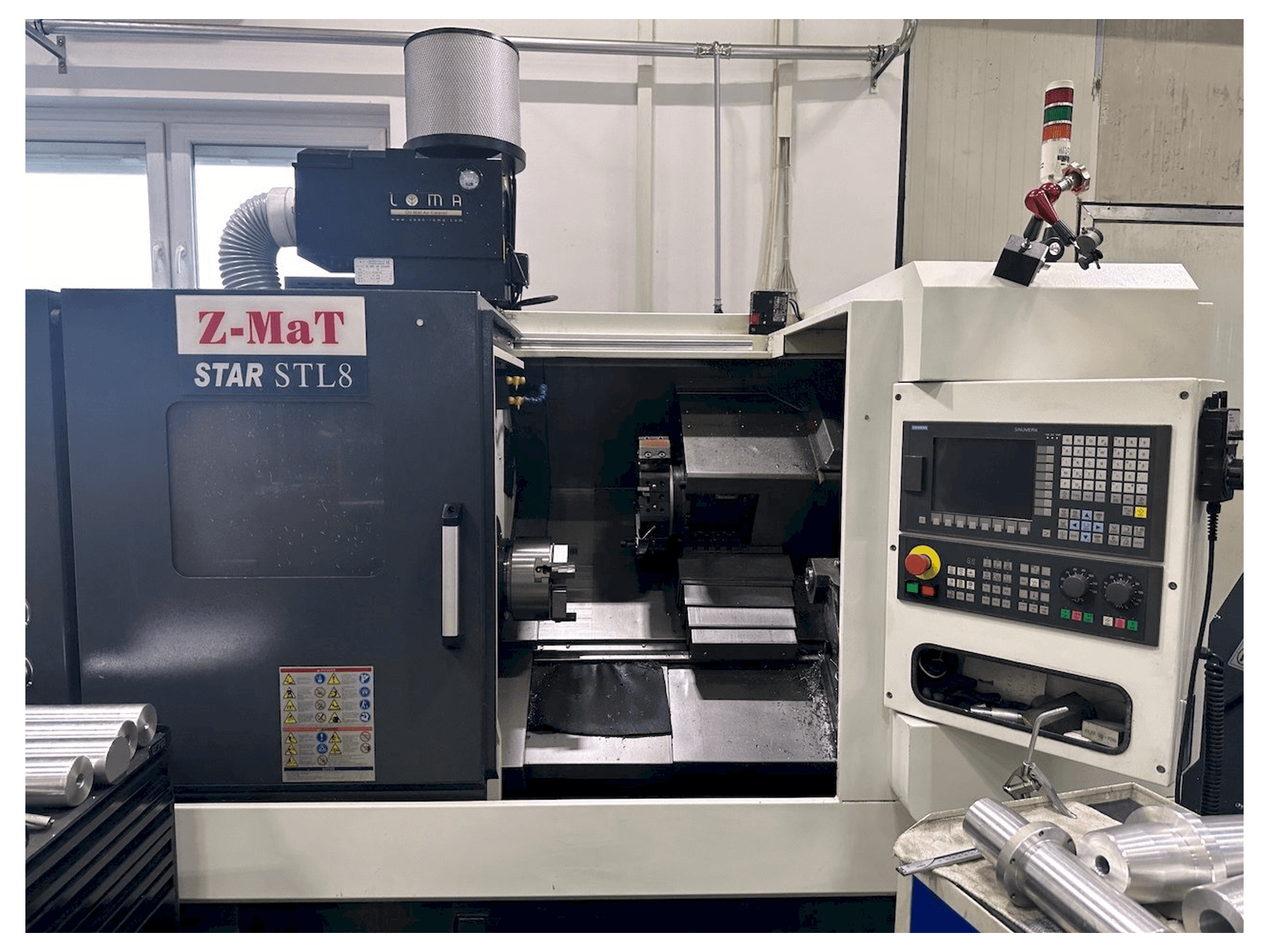 Koneen Z-MAT STAR STL 8 etunäkymä