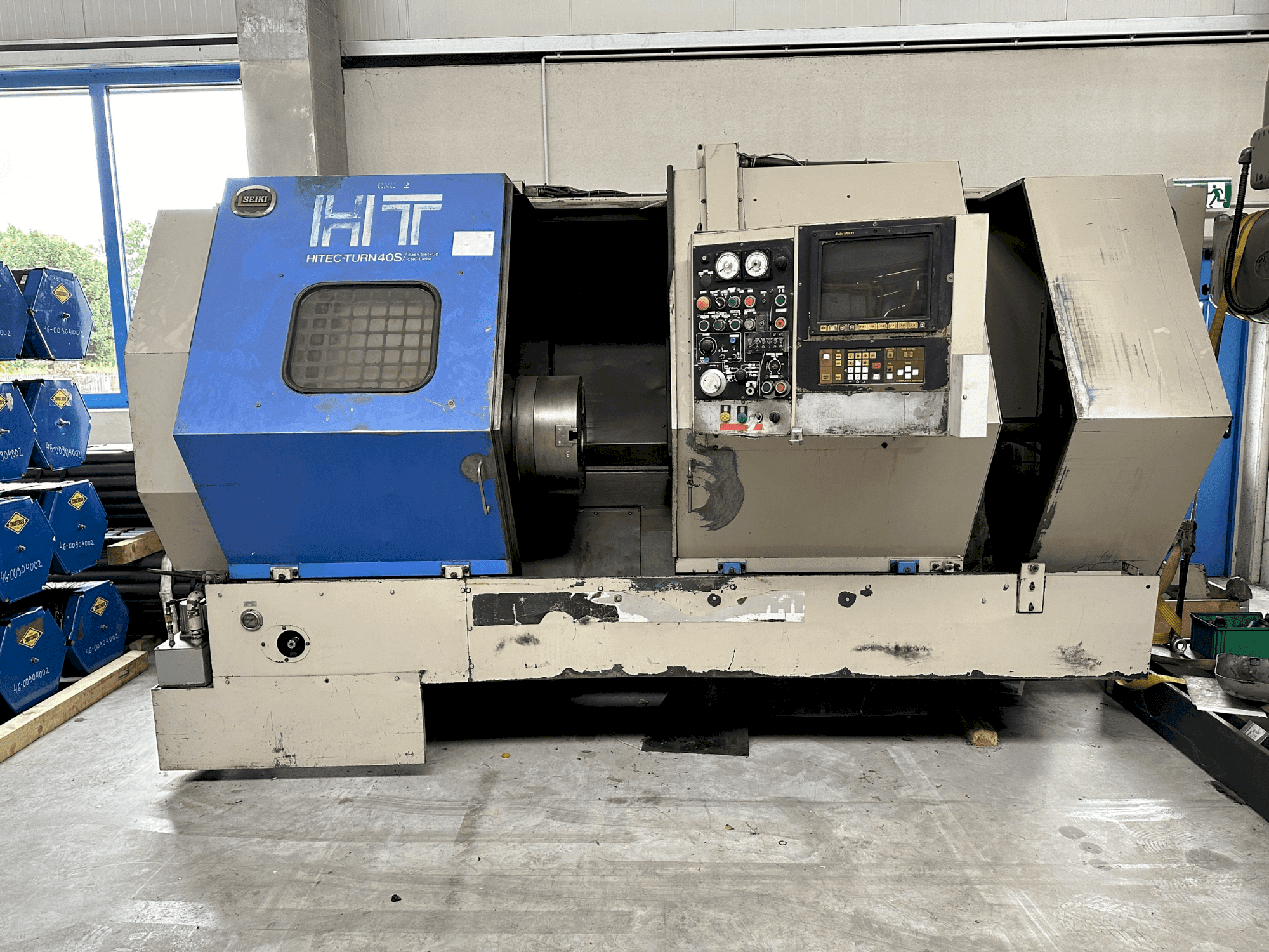 Koneen HITACHI SEIKI HT 40S etunäkymä