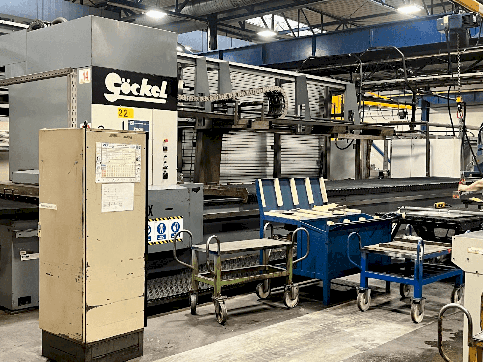 Koneen GÖCKEL G130 etunäkymä