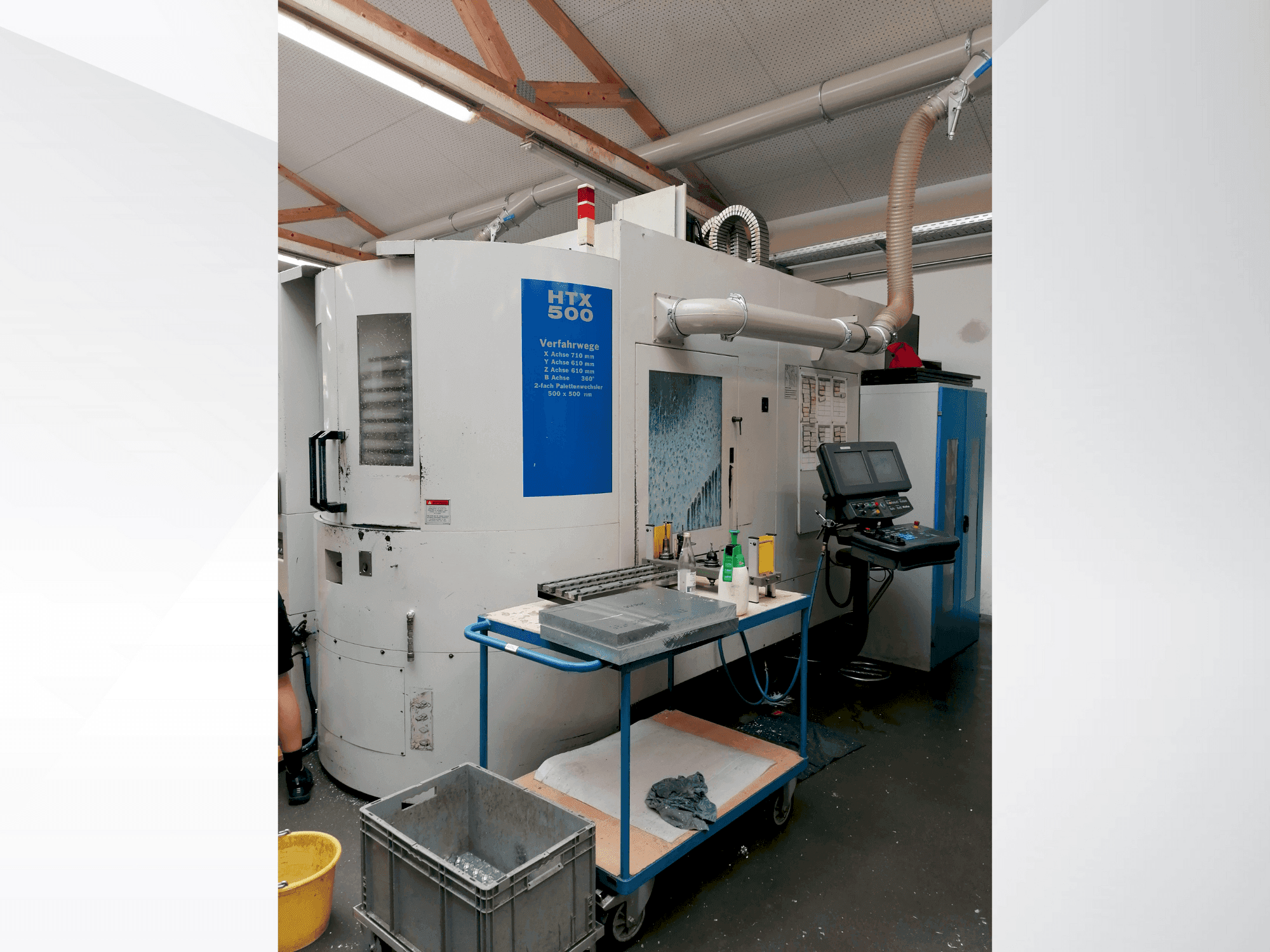 Koneen Hurco HTX 500 etunäkymä