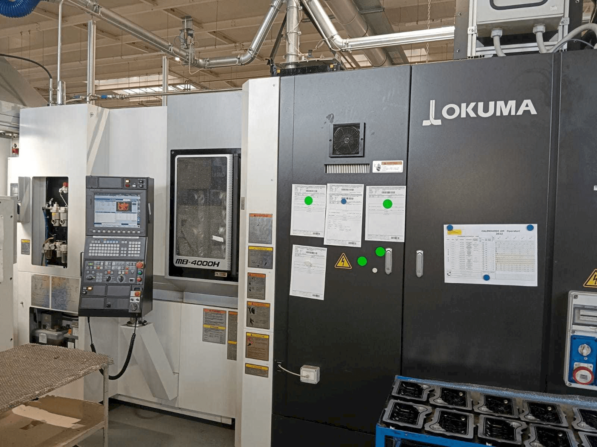 Koneen Okuma MB-4000H etunäkymä