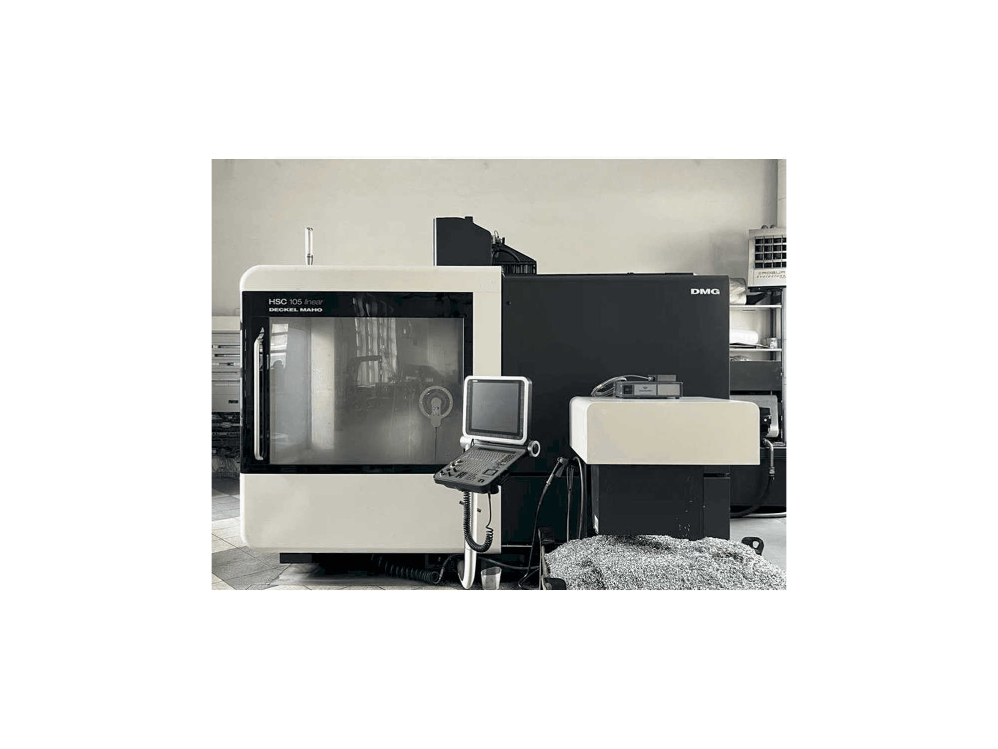 Koneen DMG HSC 105 linear etunäkymä