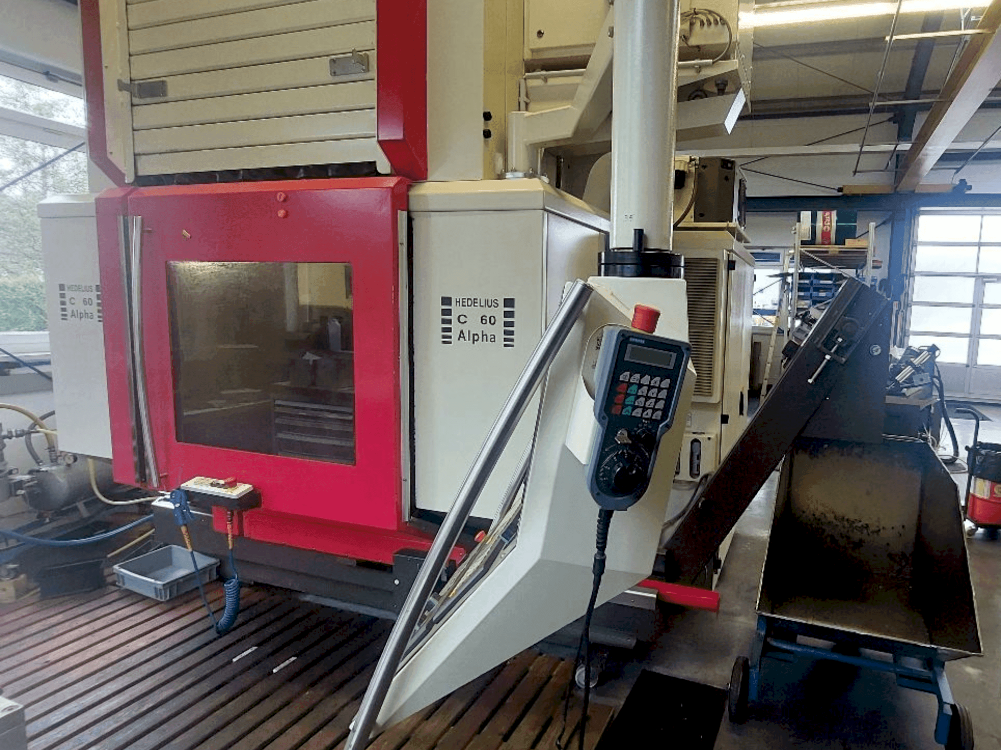 Koneen HEDELIUS C60 ALPHA 800 etunäkymä