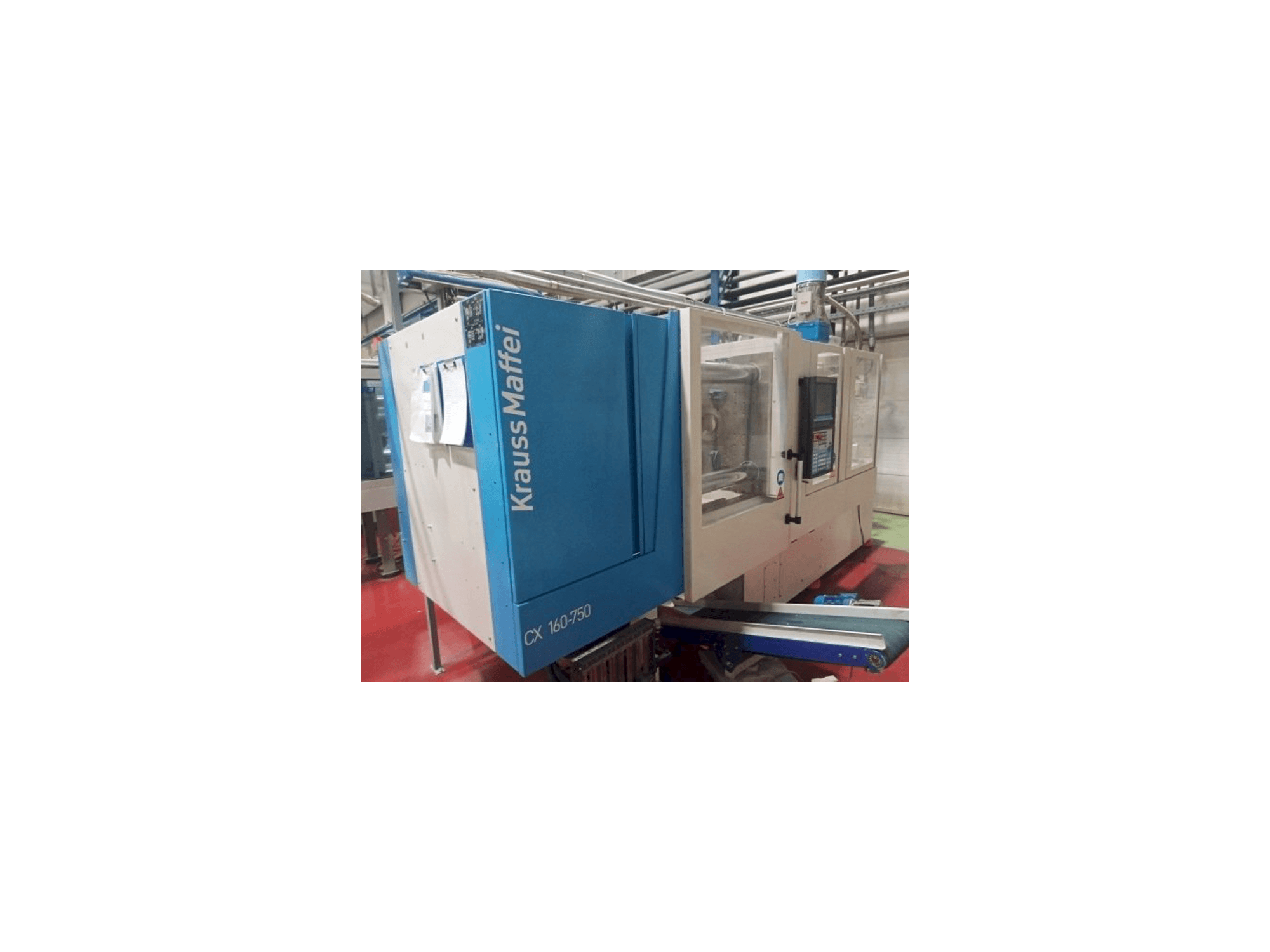 Koneen Krauss Maffei KM 160-750 CX etunäkymä