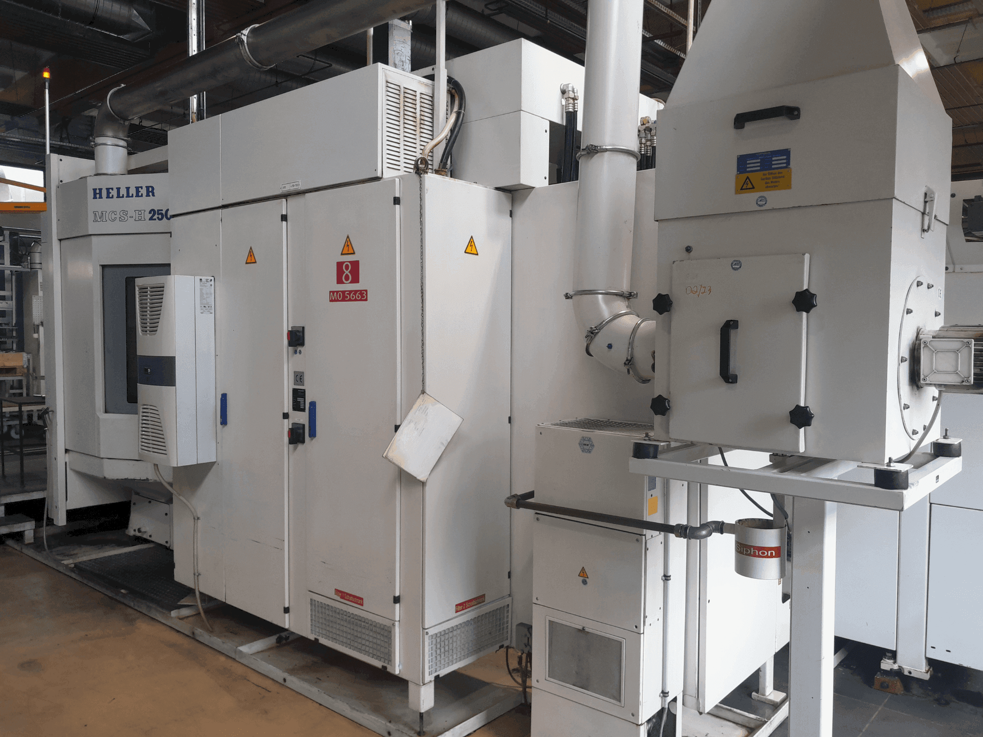 Koneen HELLER MCS-H 250 etunäkymä