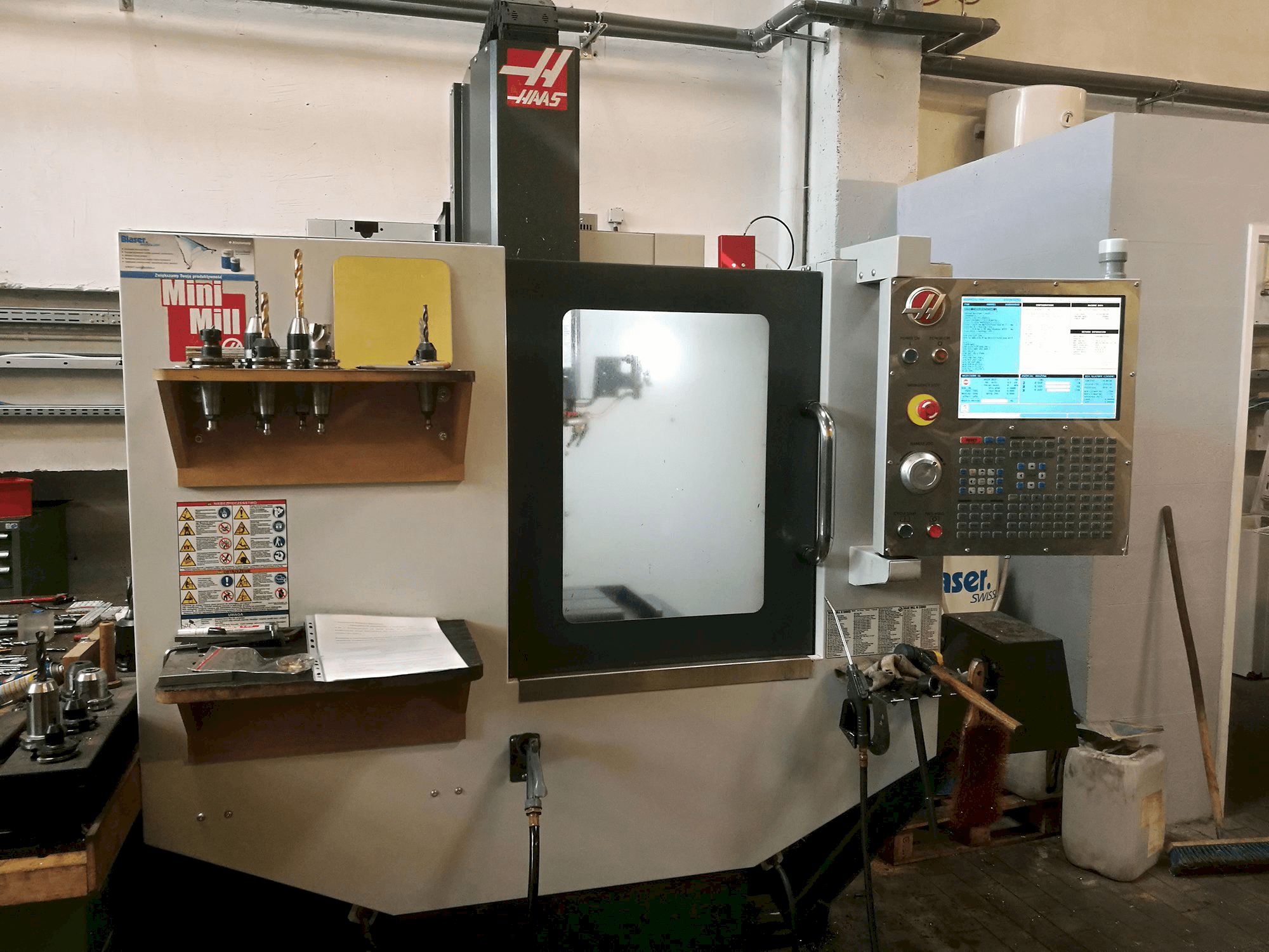 Koneen HAAS MINIMILL etunäkymä