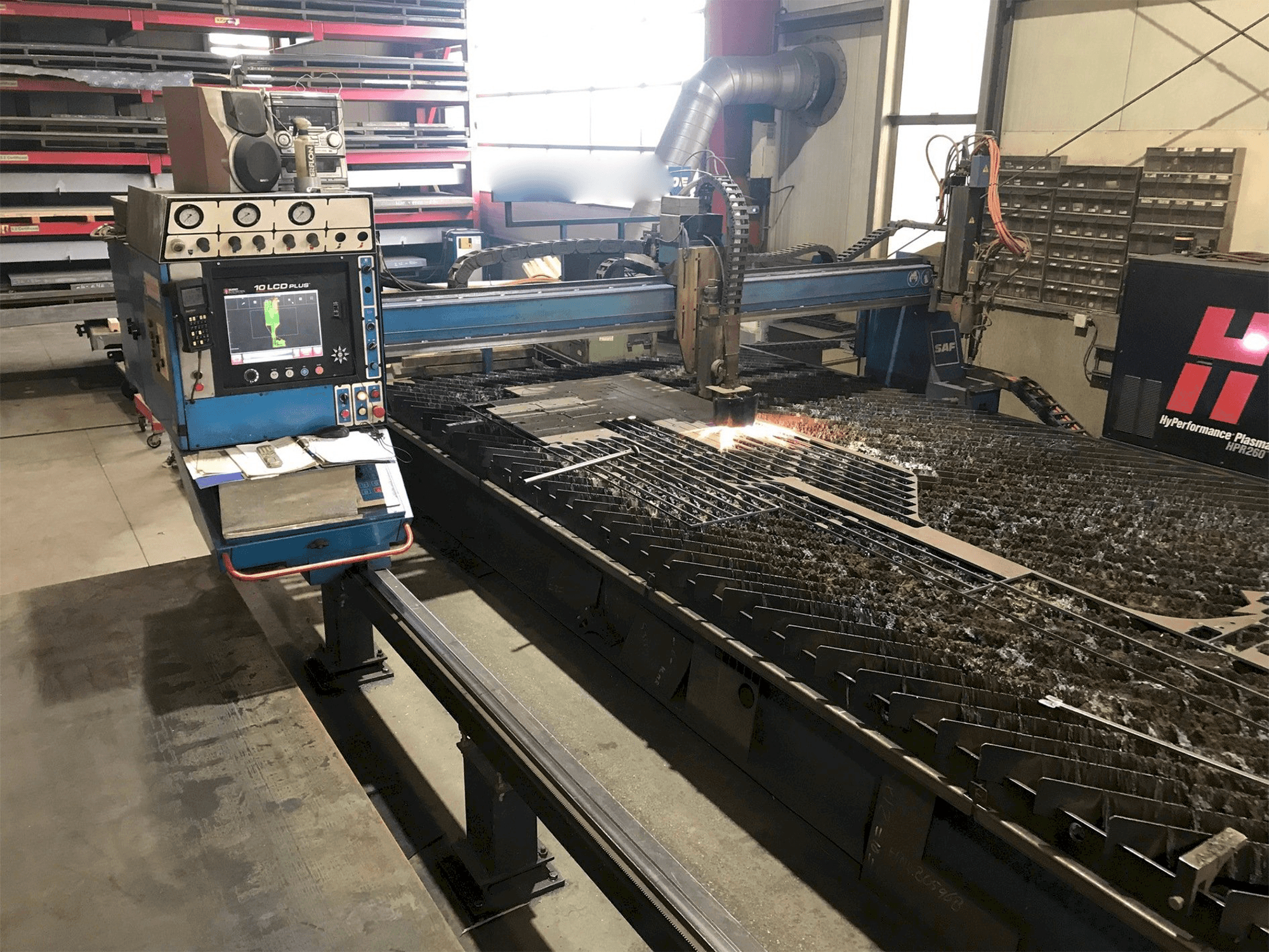 Koneen SAF Oxytome B30E etunäkymä