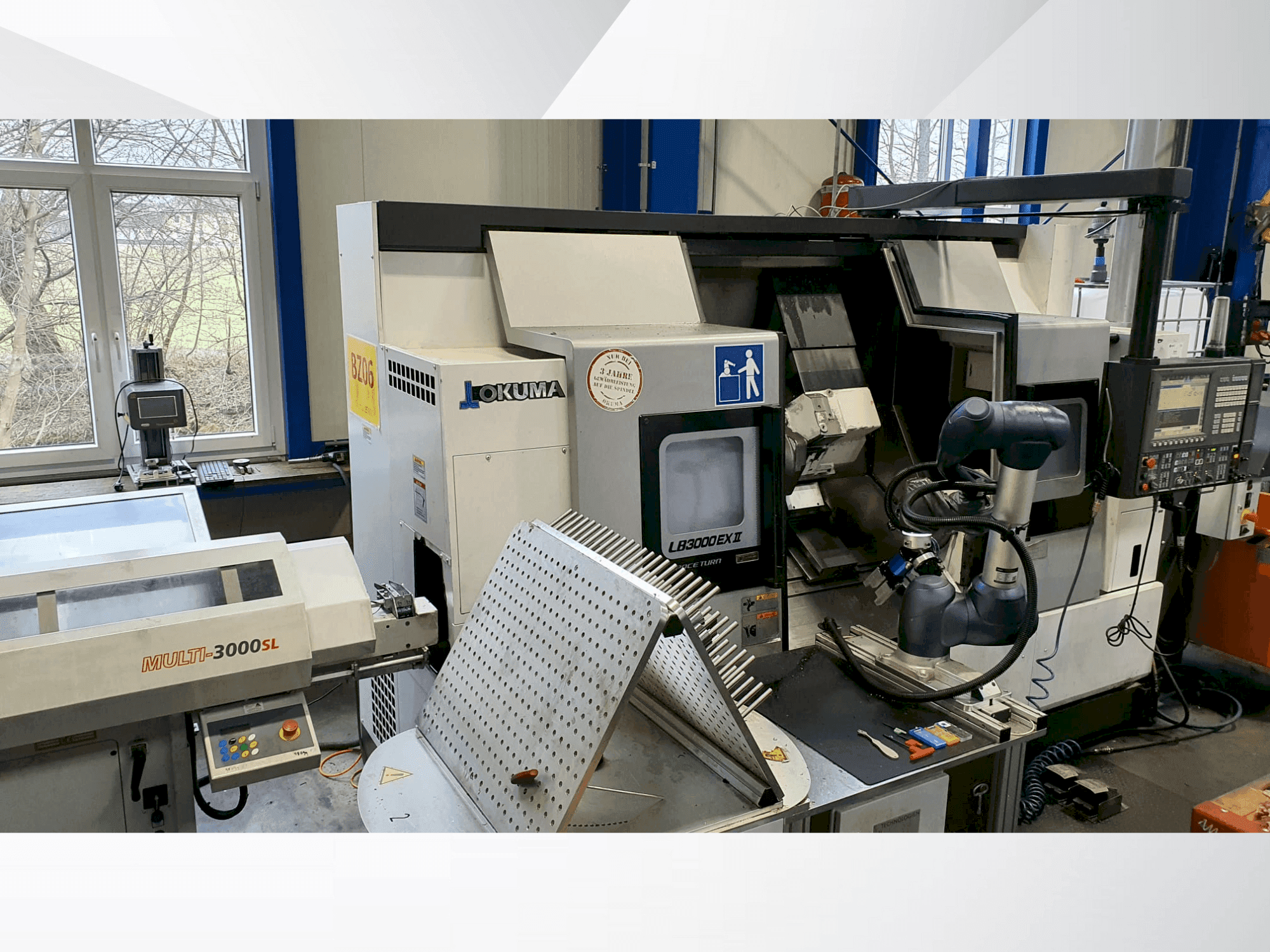 Koneen Okuma LB3000 EX II etunäkymä