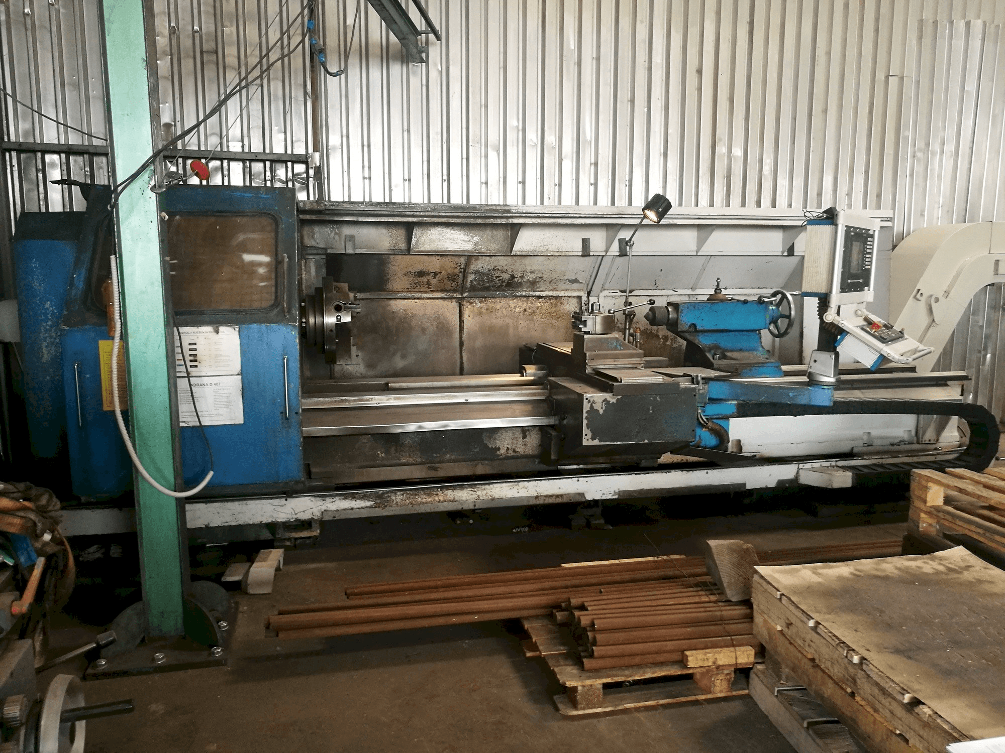 Koneen Heidenreich & Harbeck Hamburg 840 vasemman sivun näkymä