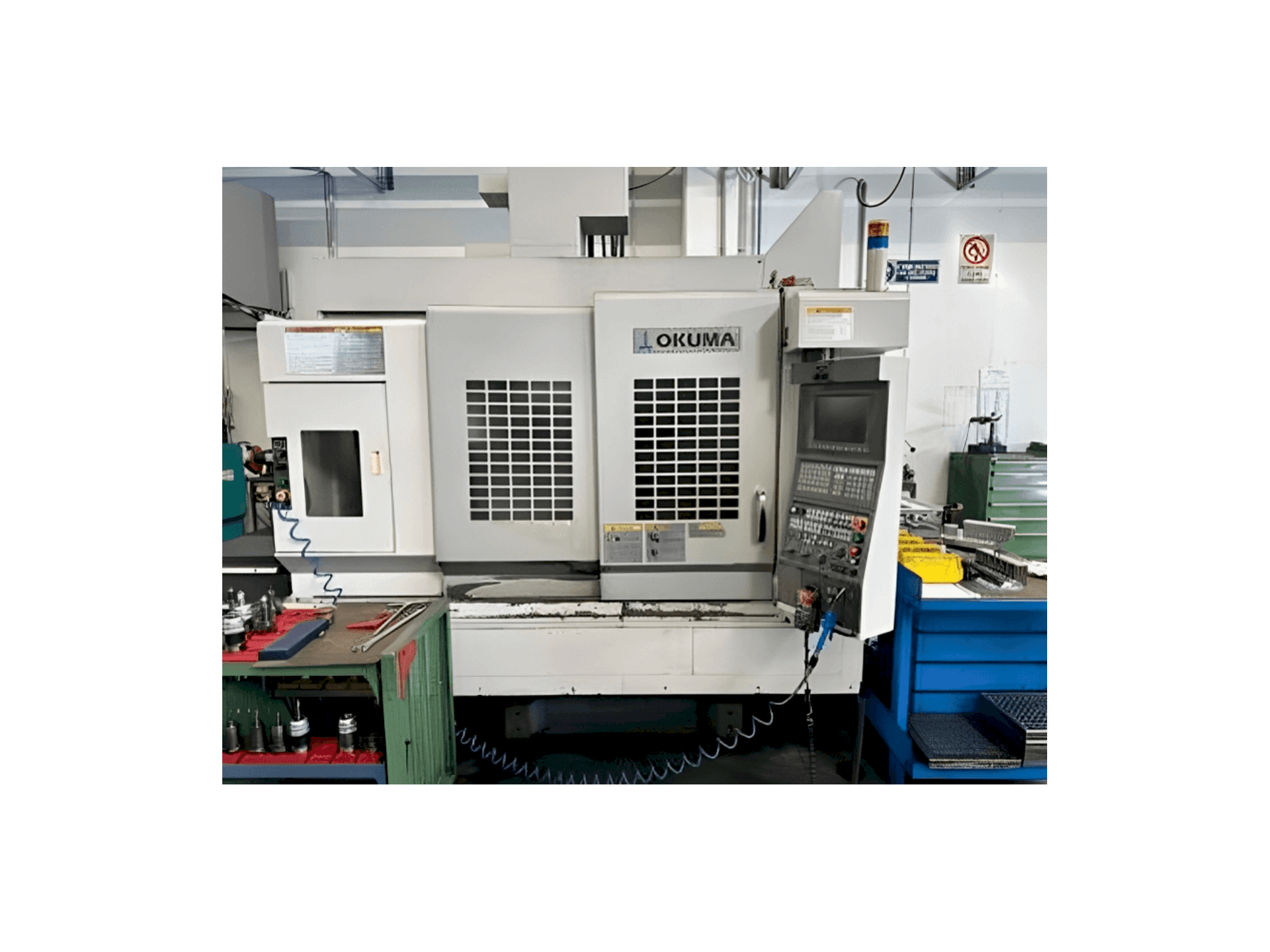 Koneen Okuma MB 56-VA etunäkymä