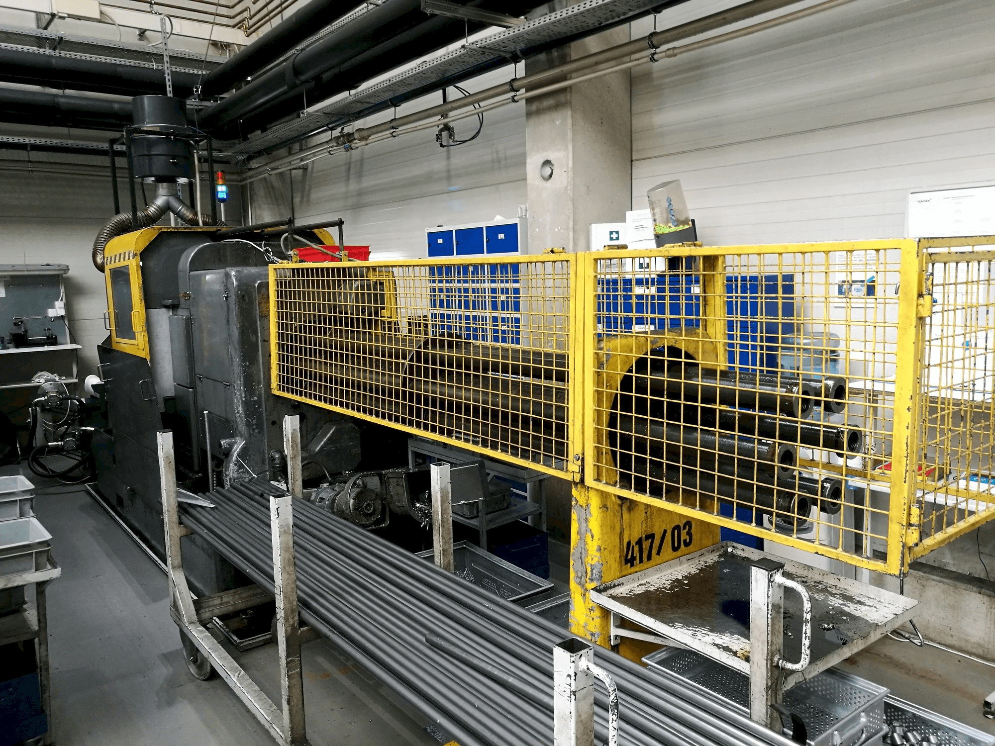 Koneen Wickman 1 3/8"-6 etunäkymä