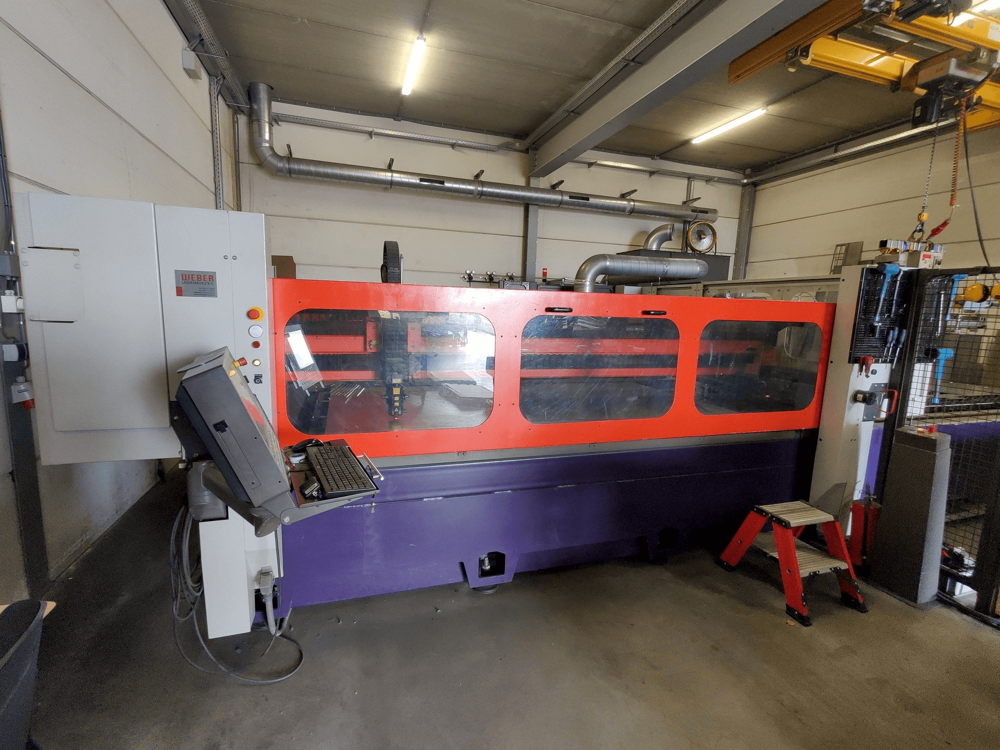 Koneen Bystronic Bystar 3015 etunäkymä