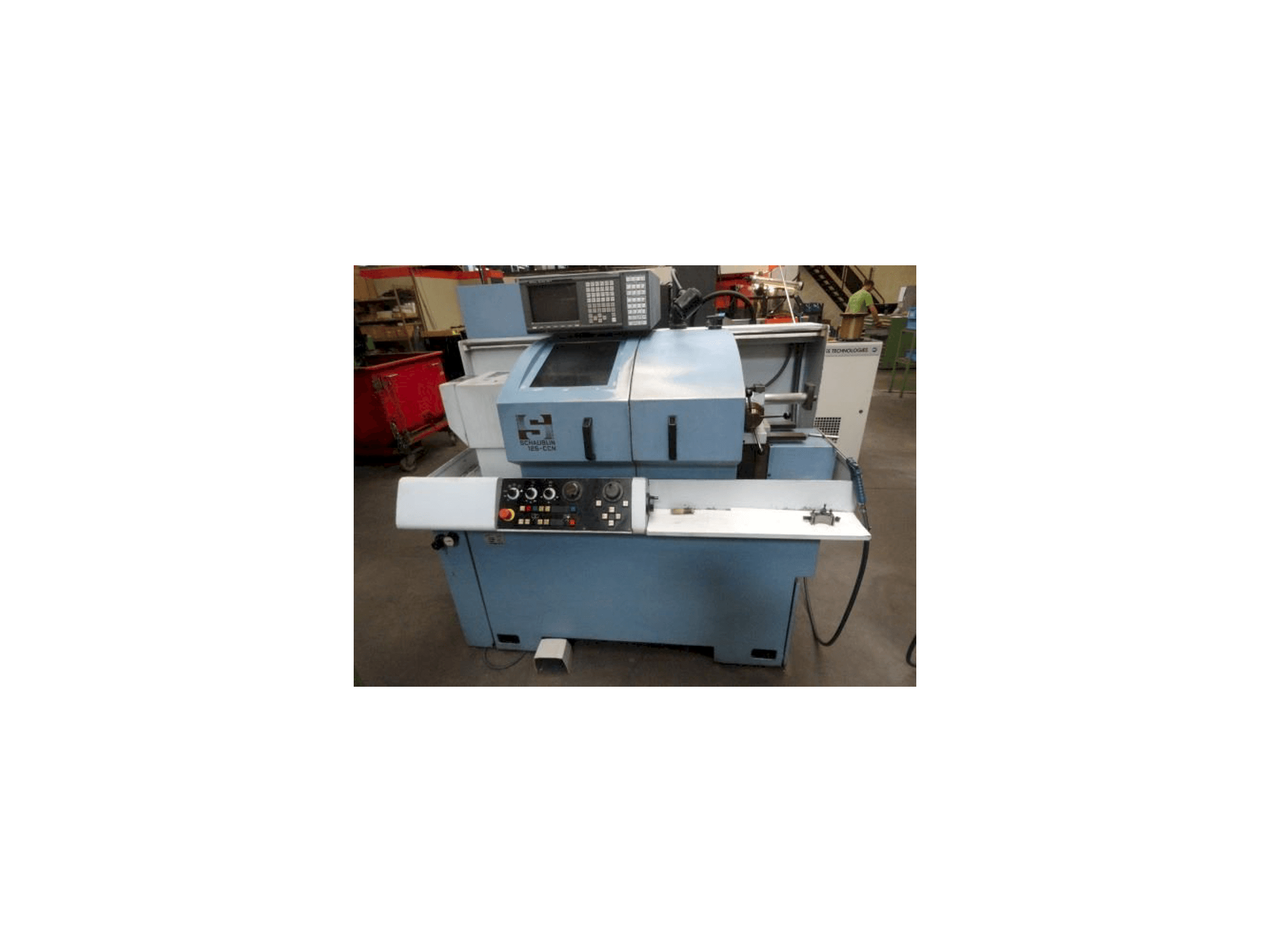 Koneen SCHAUBLIN 125-CCN etunäkymä