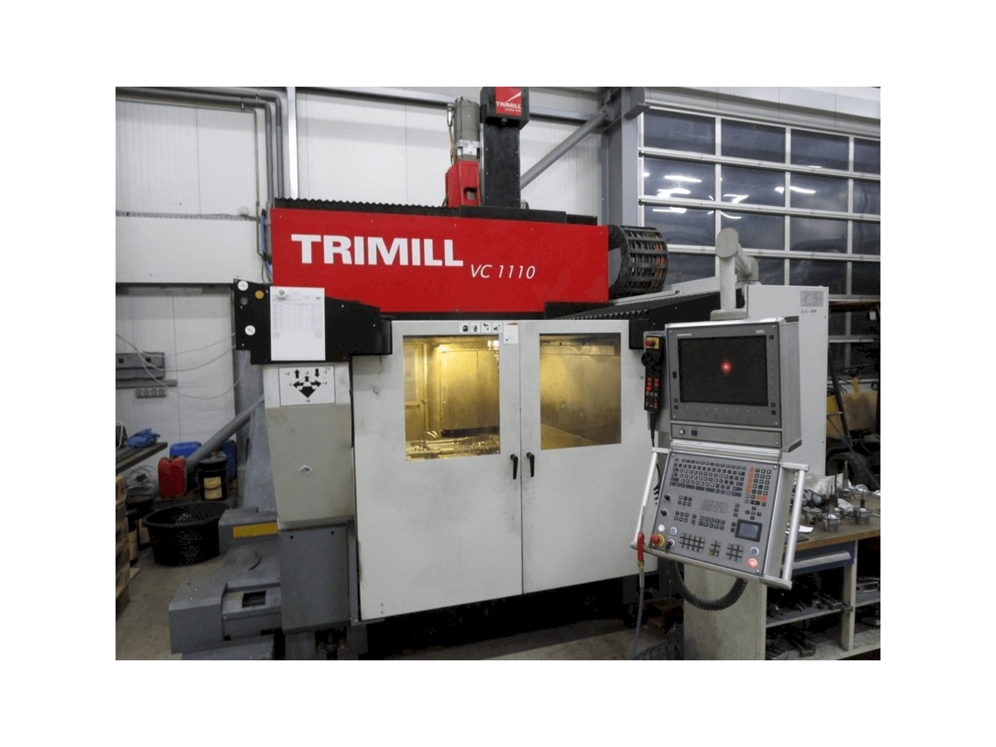 Koneen TRIMILL VC1110 etunäkymä