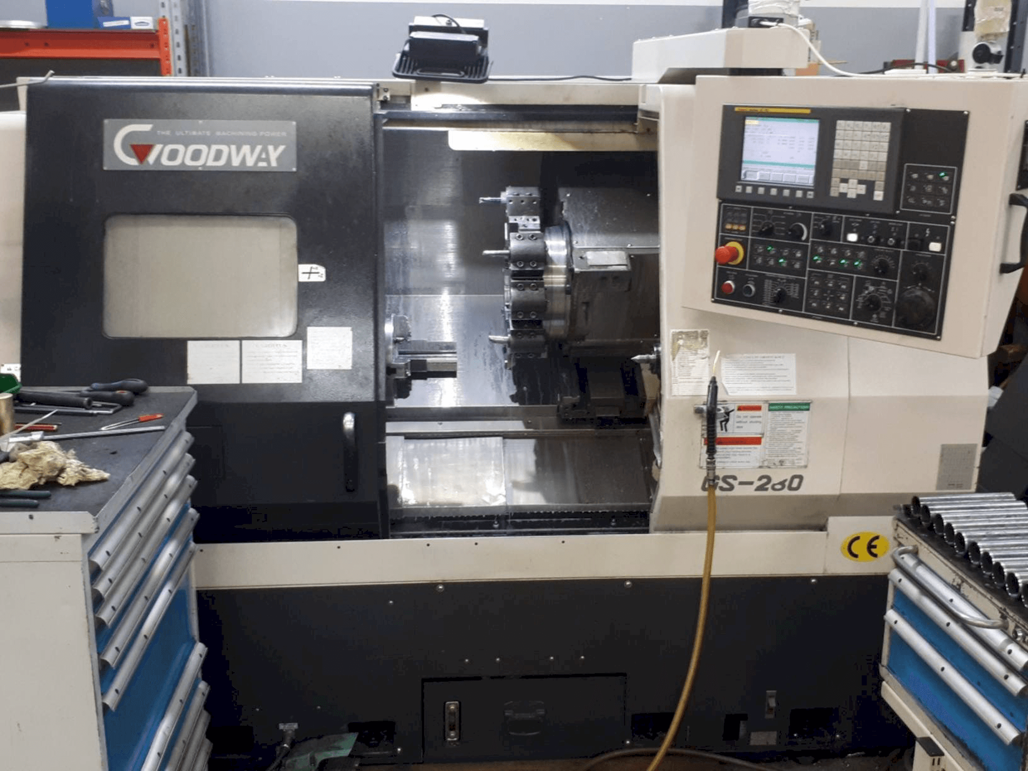 Koneen Goodway GS-280 etunäkymä