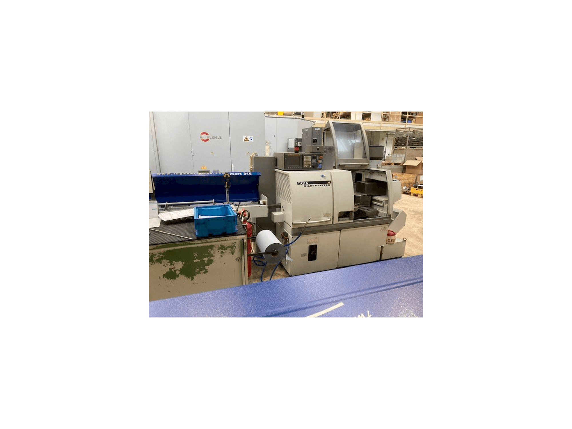 Koneen Gildemeister GD 16 etunäkymä