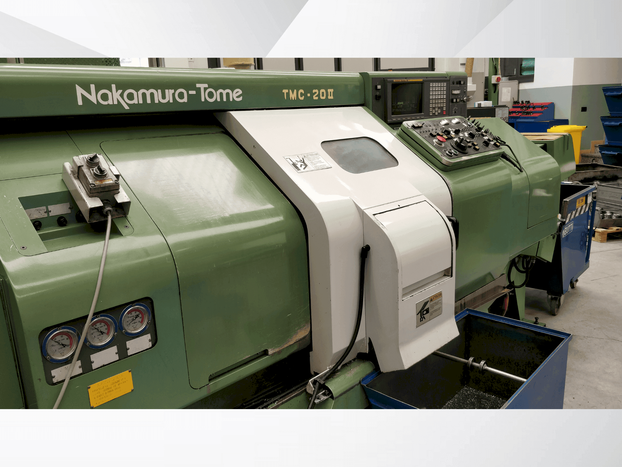 Koneen NAKAMURA-TOME TMC20-II etunäkymä