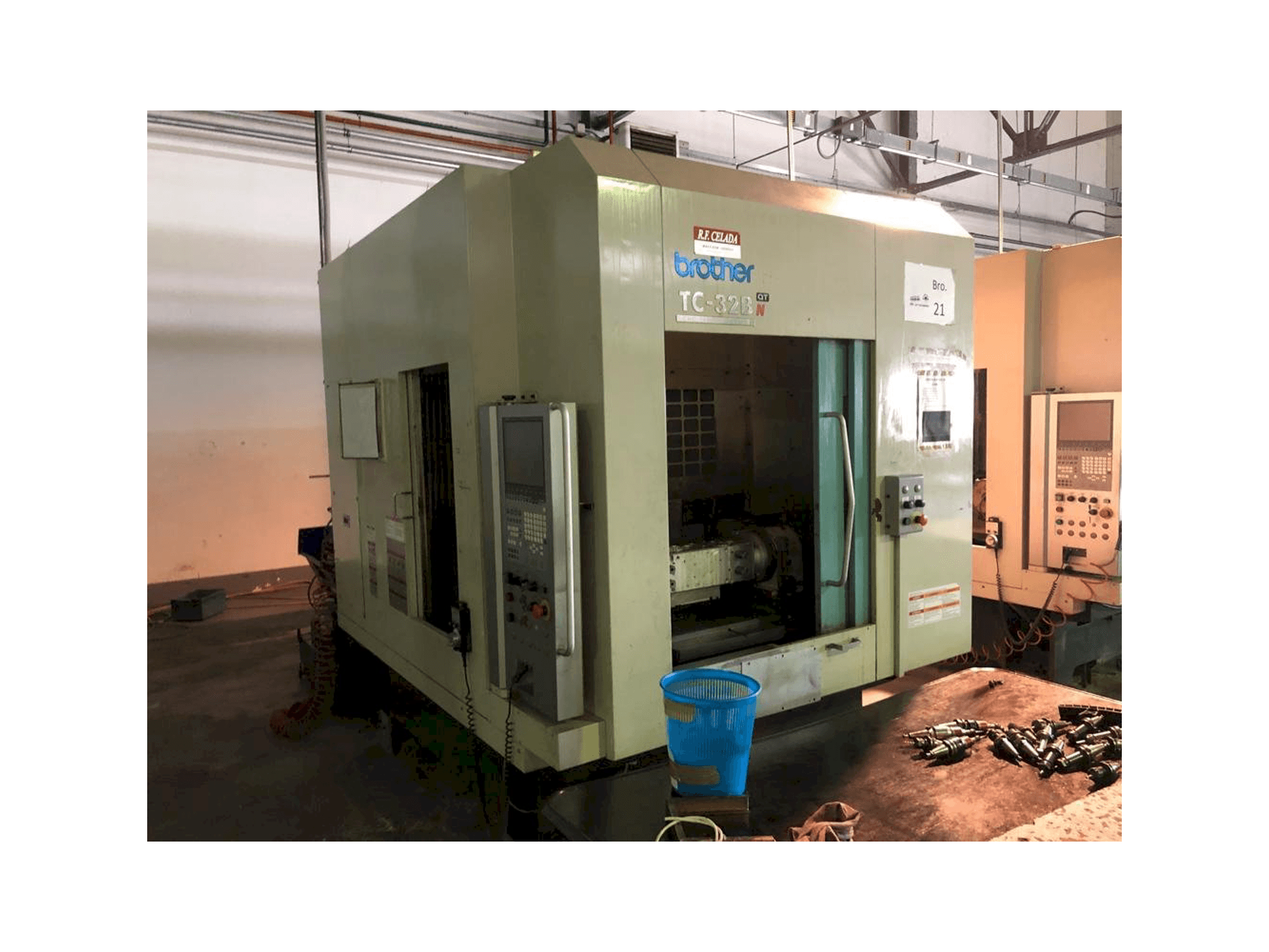 Koneen Brother TC 32B etunäkymä