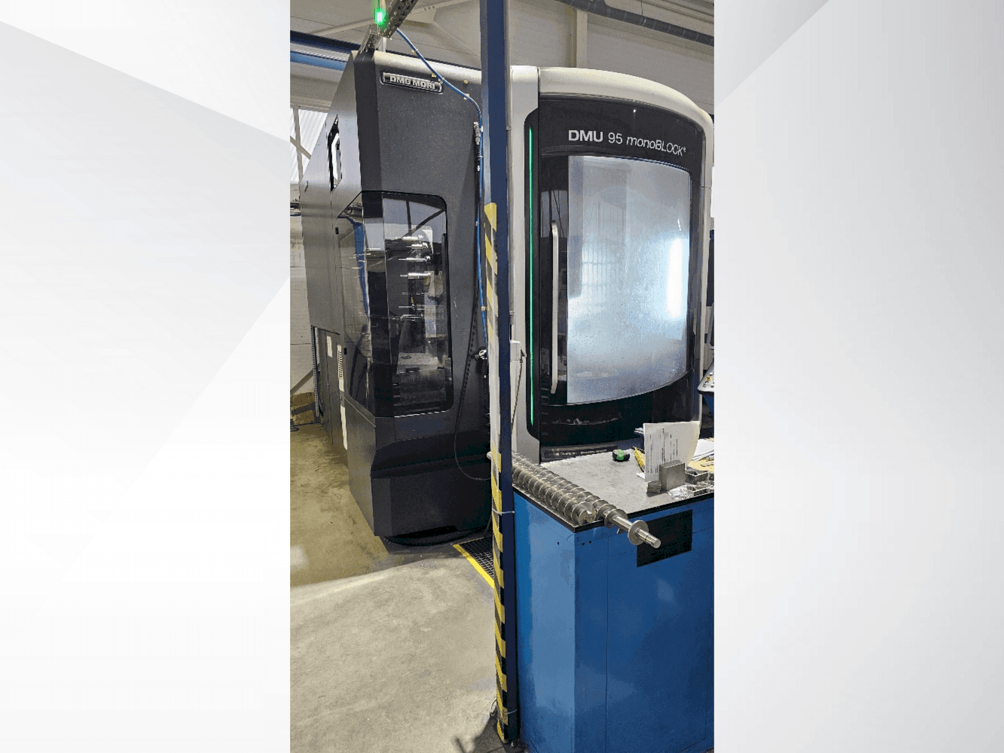 Koneen DMG MORI DMU 95 monoBlock etunäkymä
