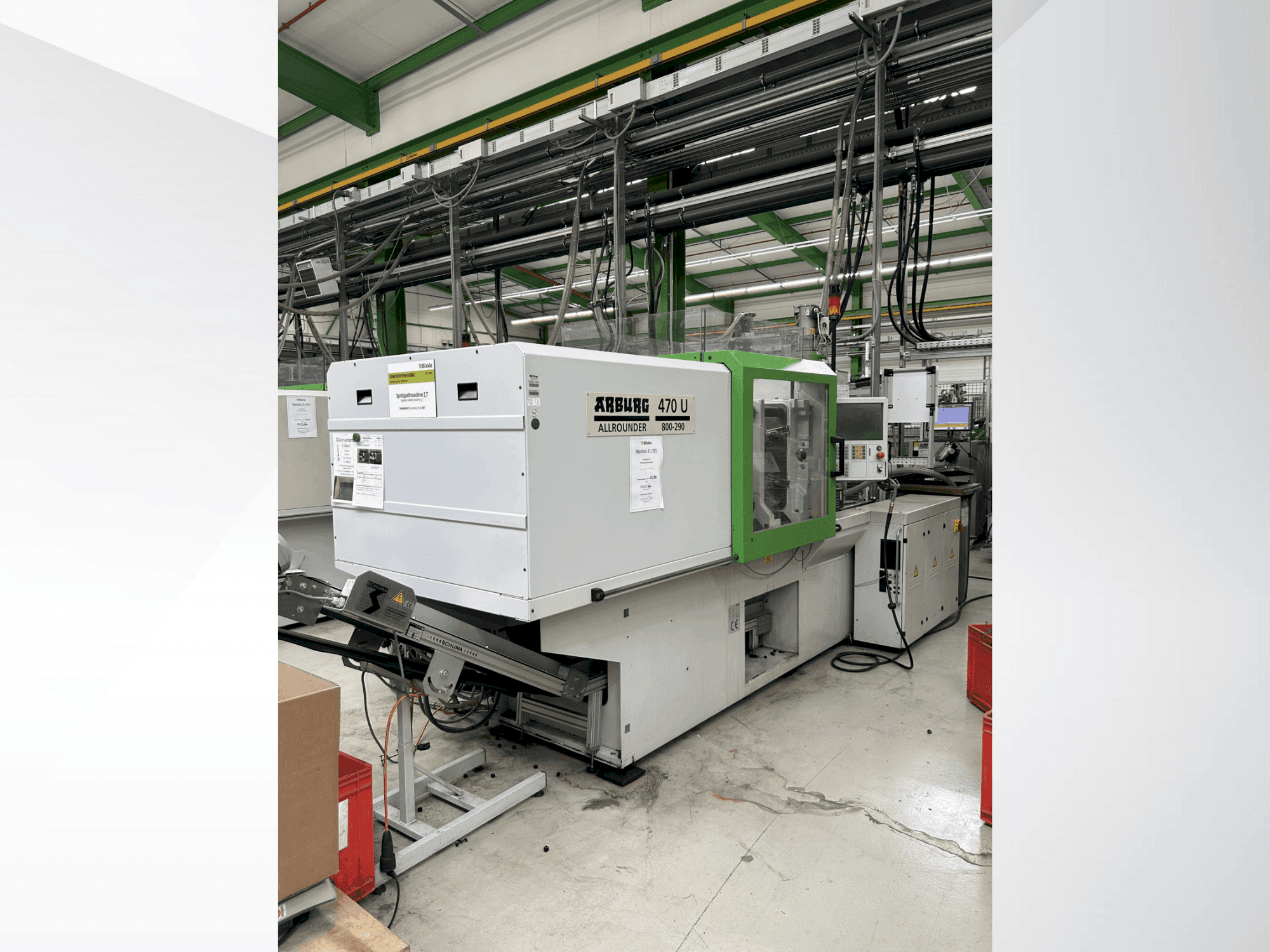 Koneen Arburg 470 U / 800-290 etunäkymä