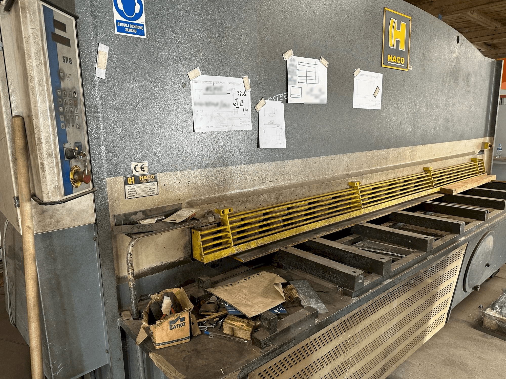 Koneen HACO TS 3012 etunäkymä