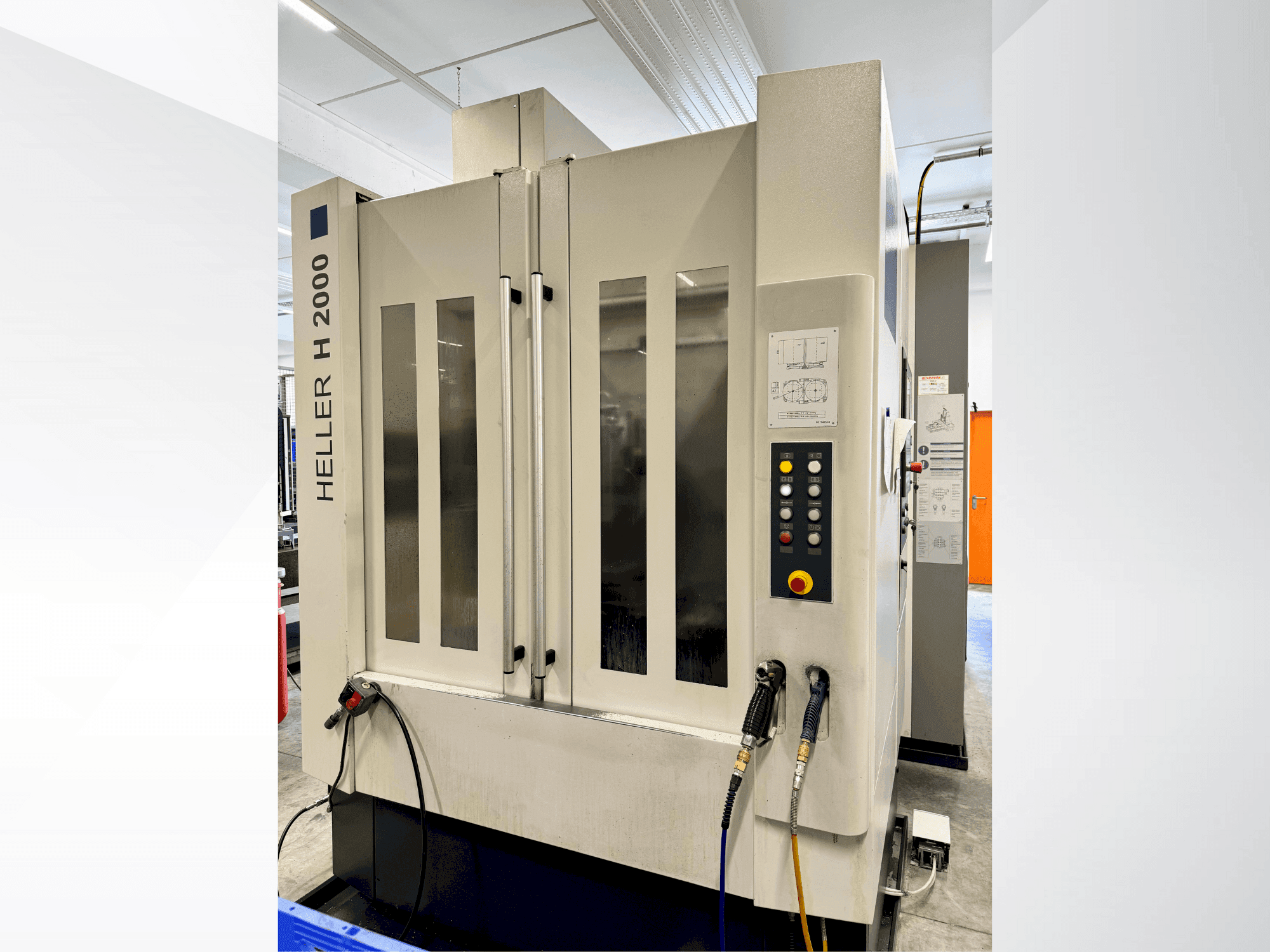 Koneen HELLER H2000 etunäkymä