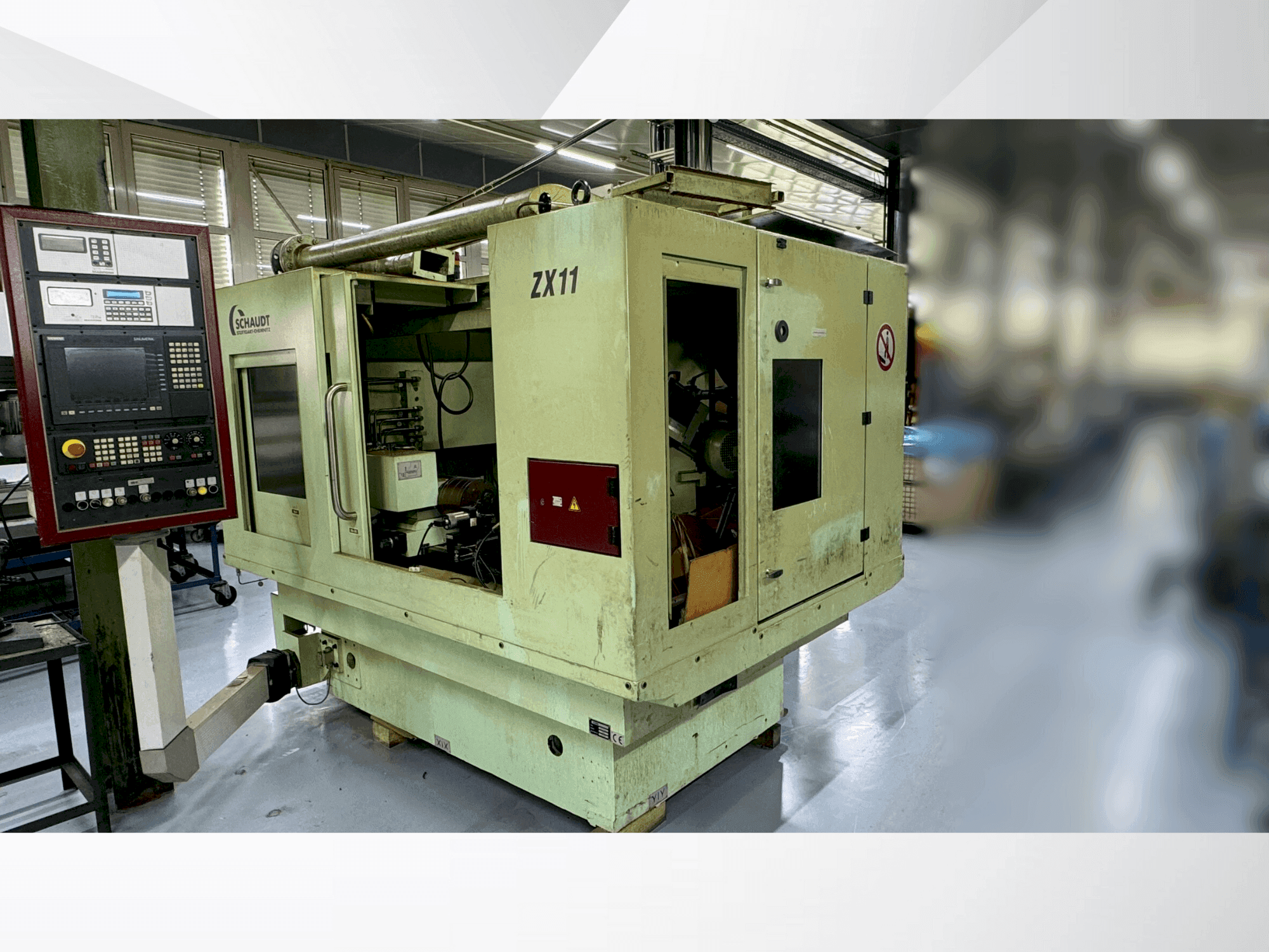 Koneen Schaudt ZX 11 etunäkymä
