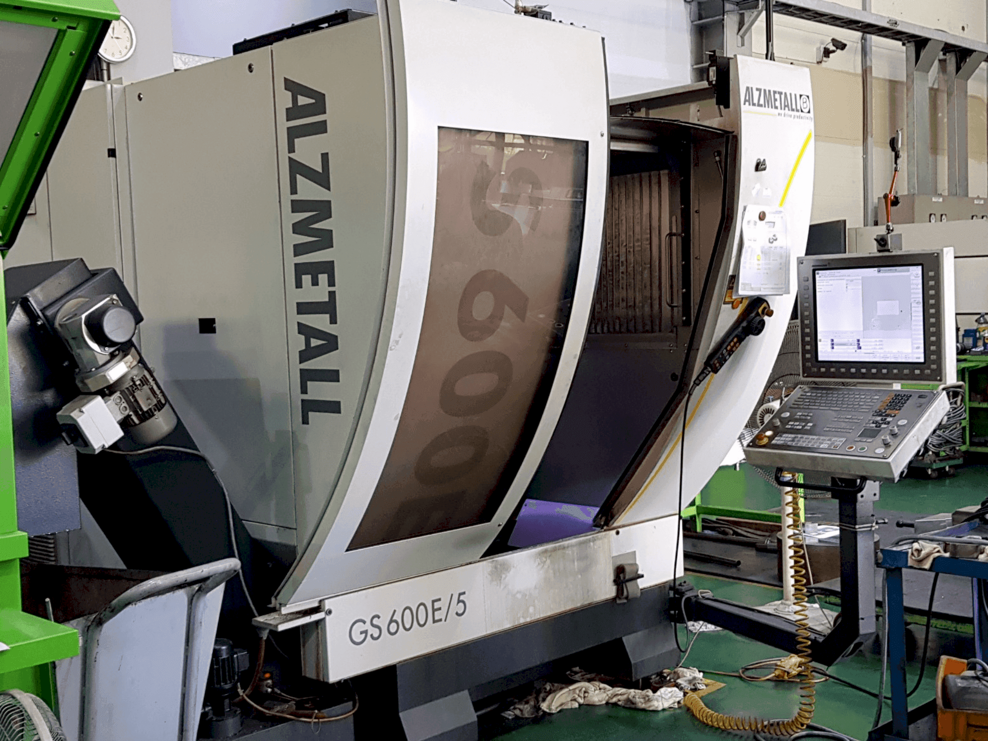 Koneen Alzmetall GS600E/5 etunäkymä