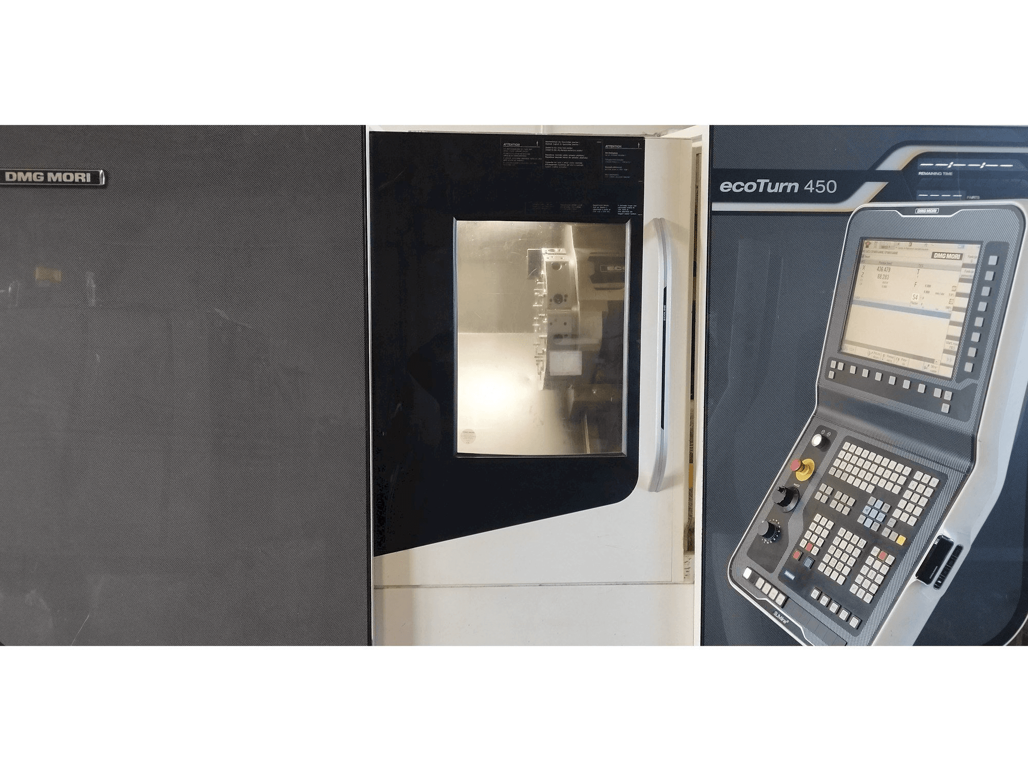 Koneen DMG MORI EcoTurn 450 etunäkymä