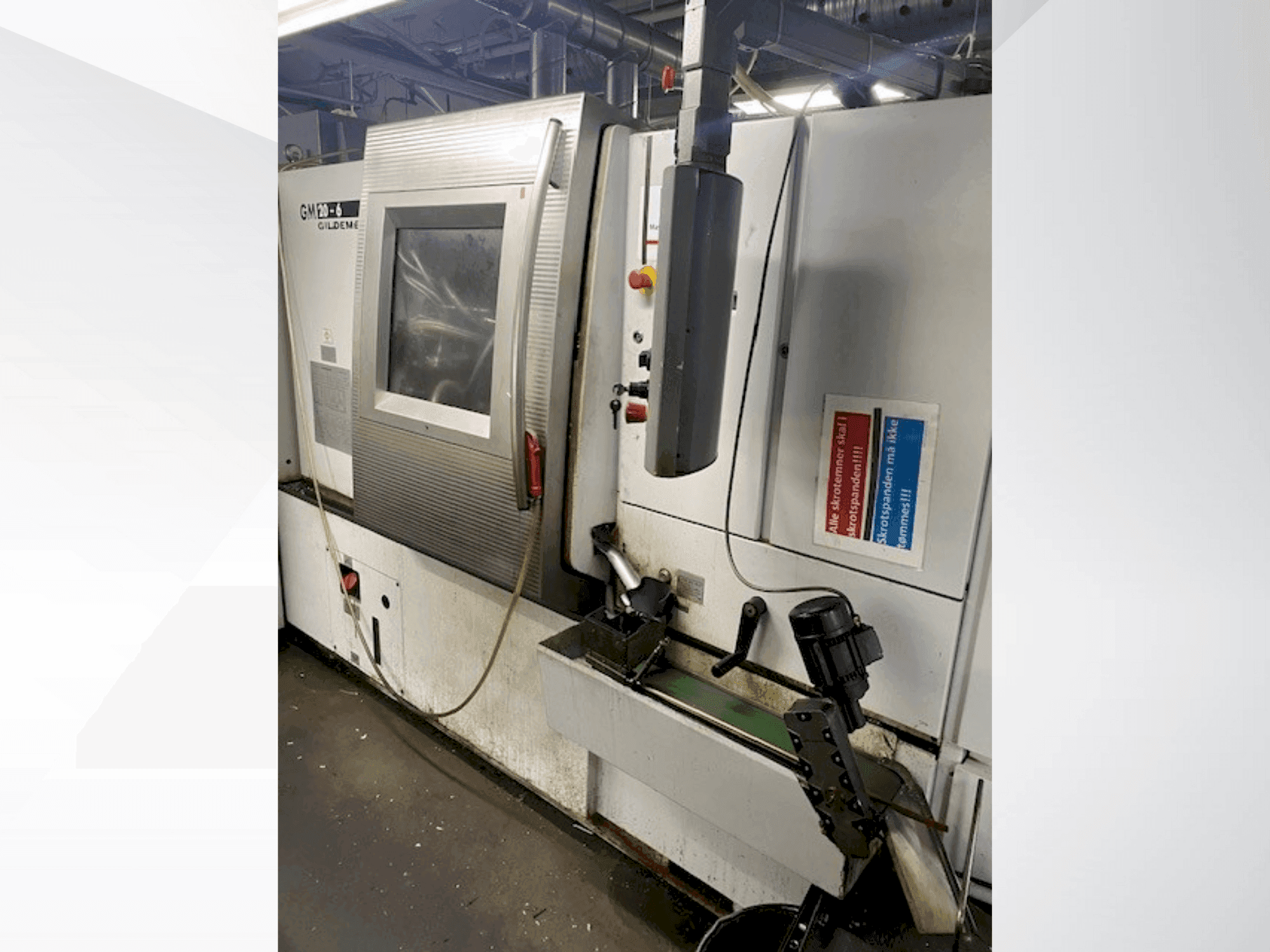 Koneen Gildemeister GM 20-6 etunäkymä