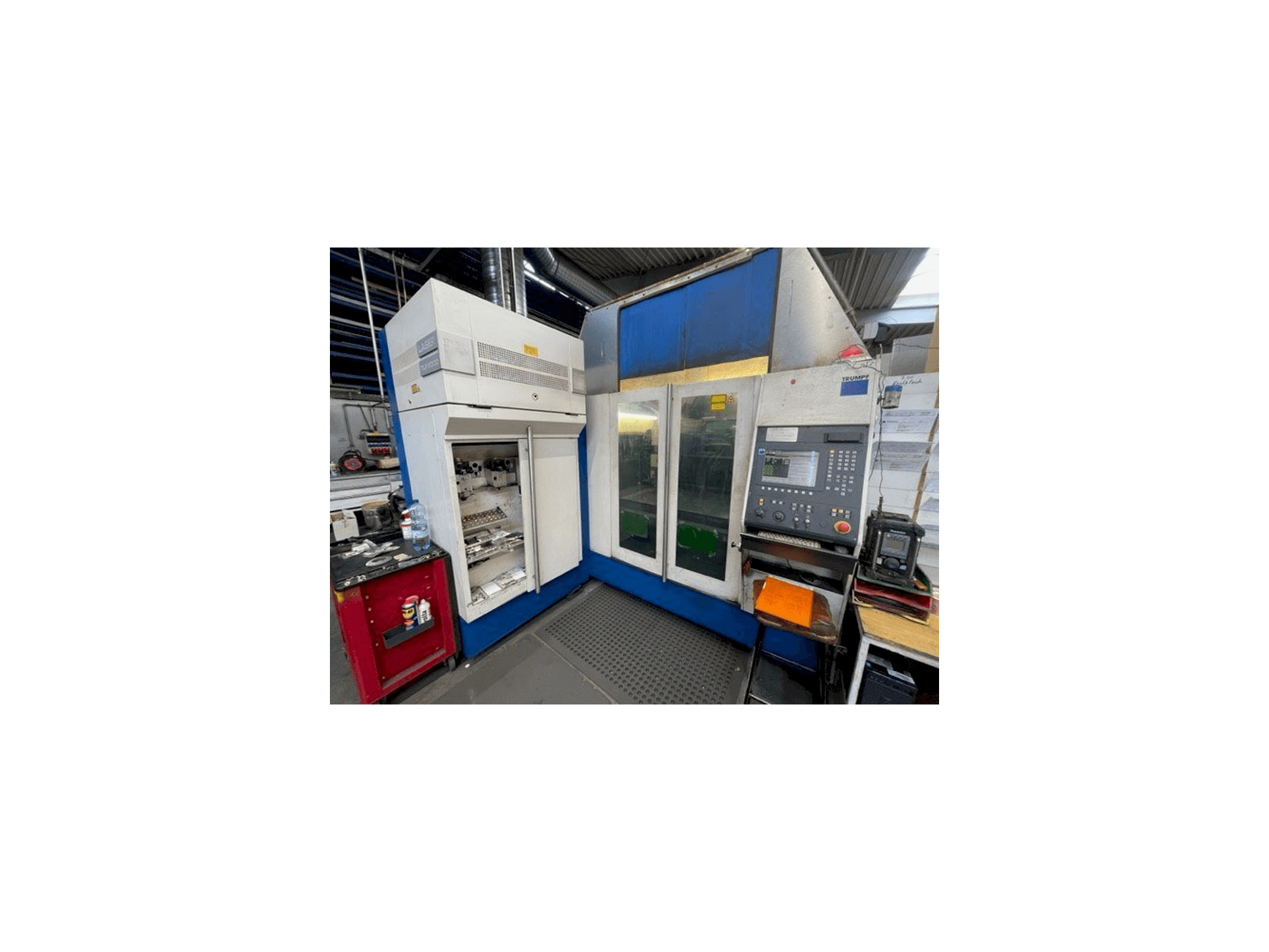 Koneen Trumpf TC L 3050 etunäkymä