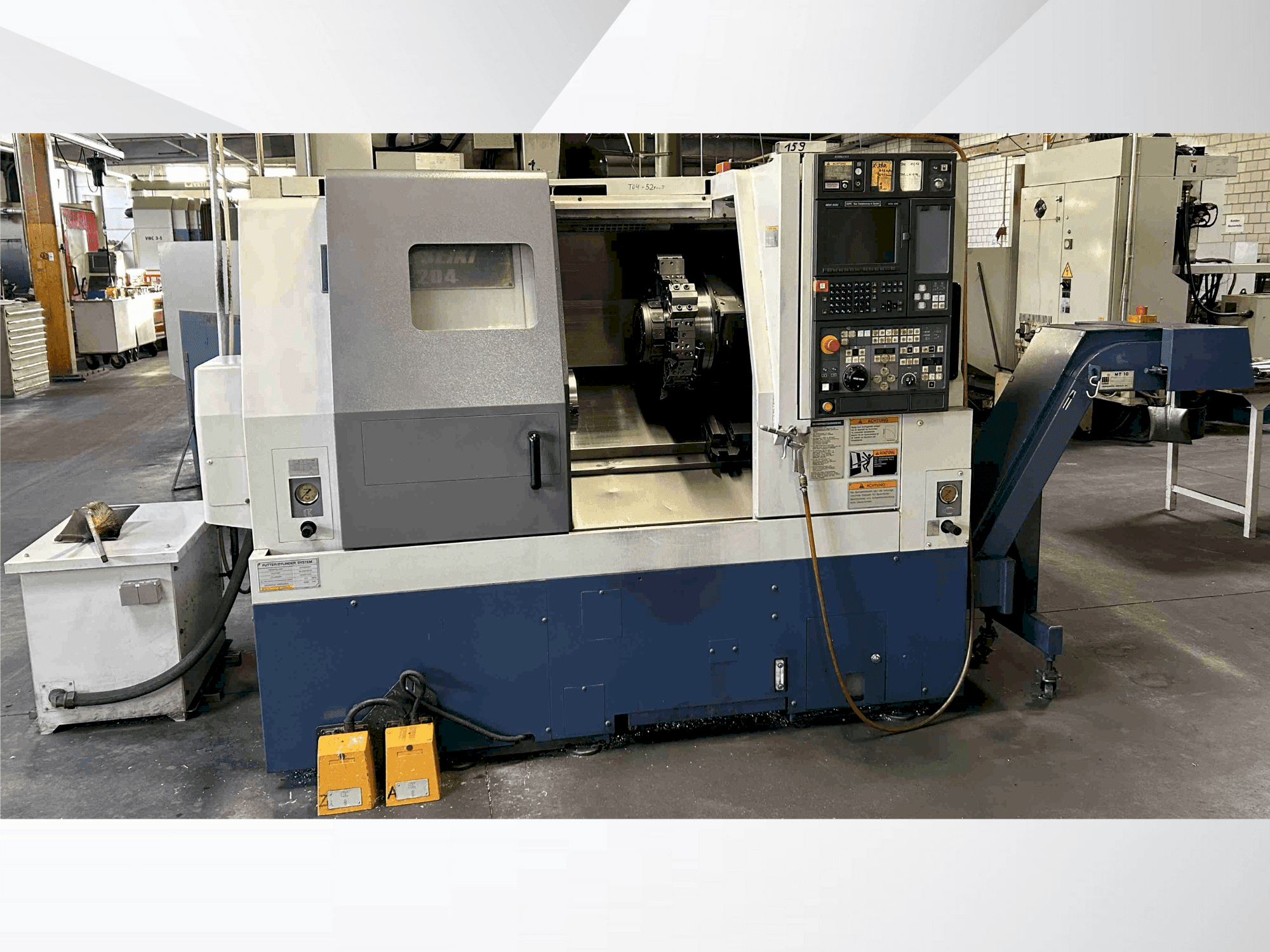 Koneen MORI SEIKI SL-204 MC etunäkymä