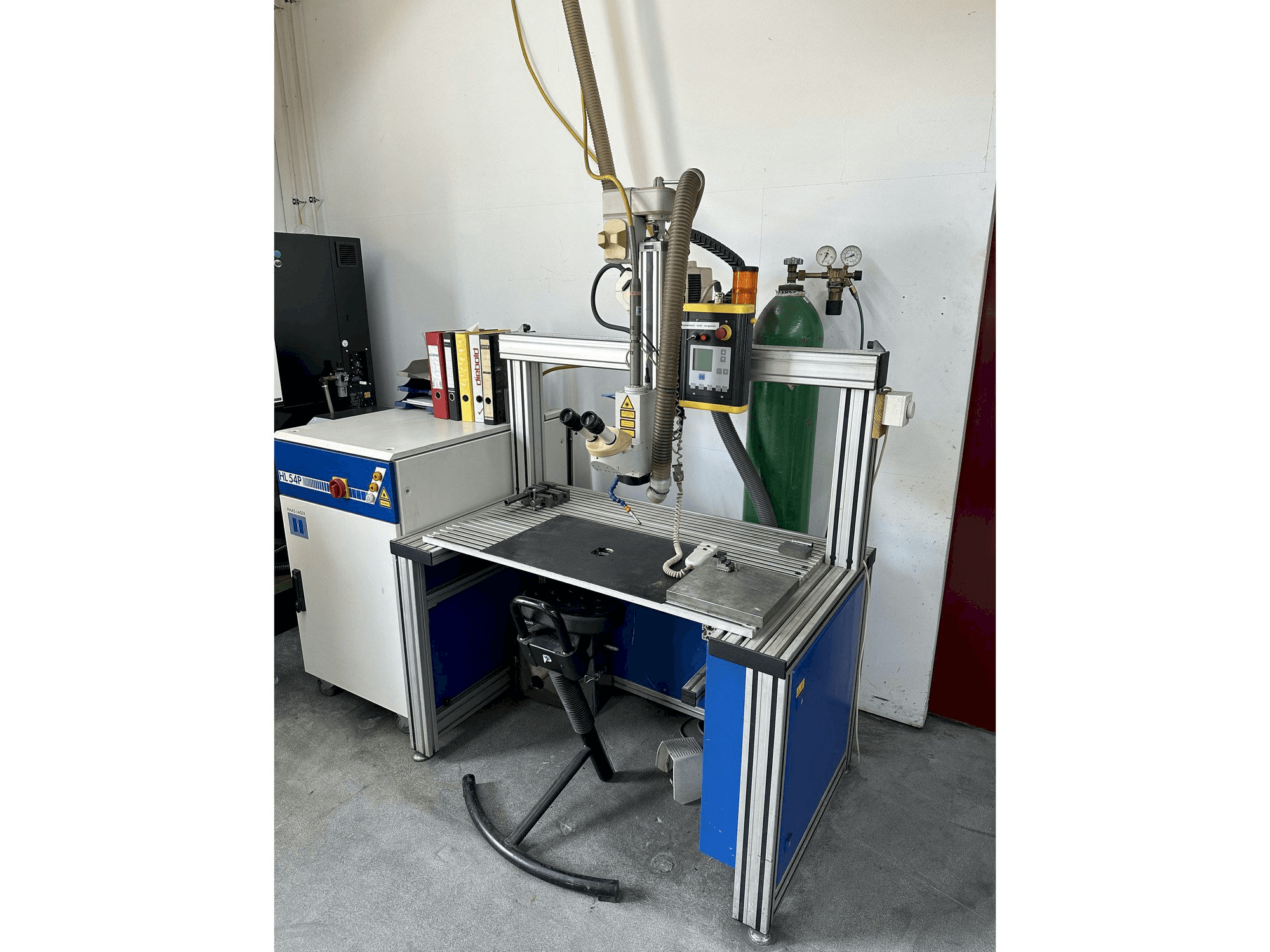 Koneen Haas-Laser HL 54P etunäkymä