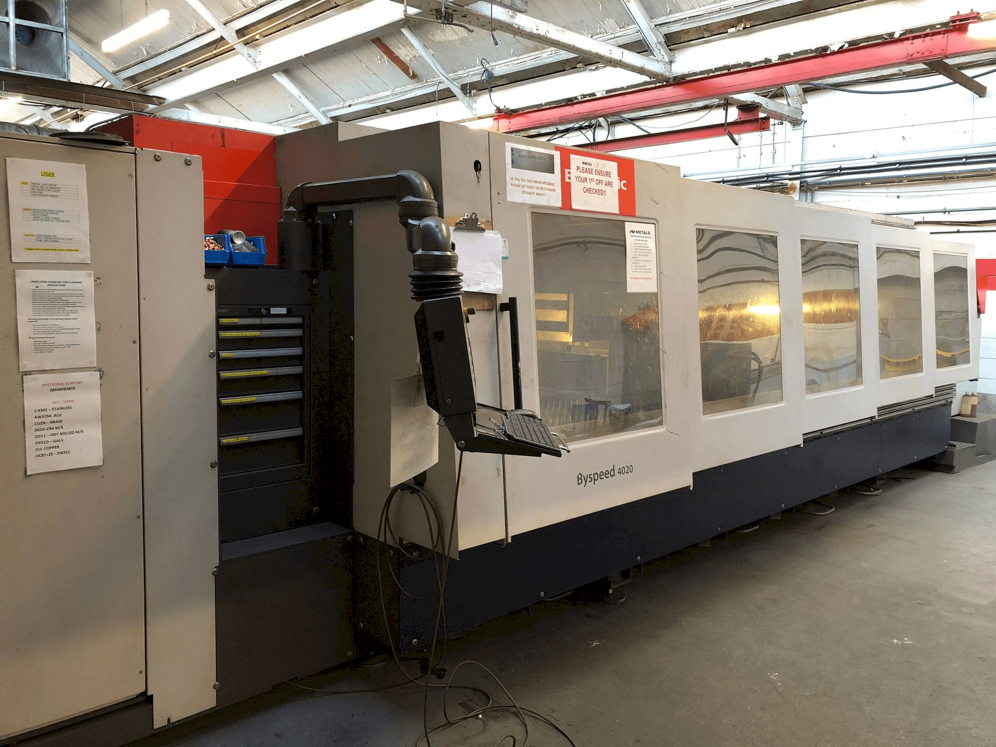 Koneen Bystronic BySpeed 4020 etunäkymä