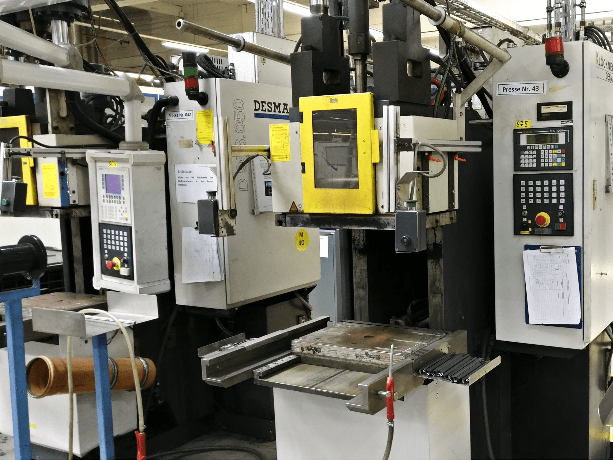 Koneen Kloeckner Desma oikea näkymä 956.050