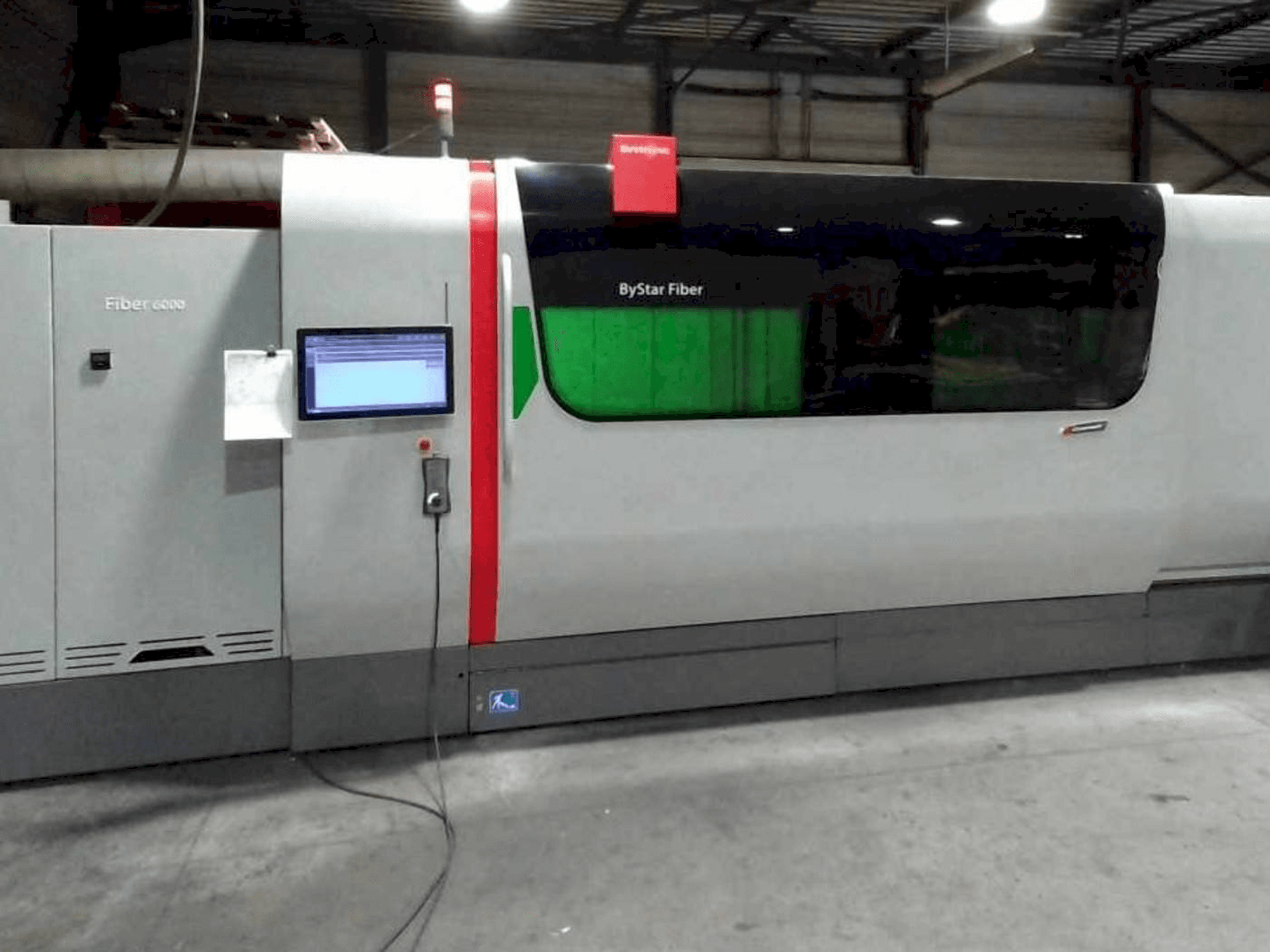 Koneen Bystronic Bystar 3015 6KW Fiber etunäkymä