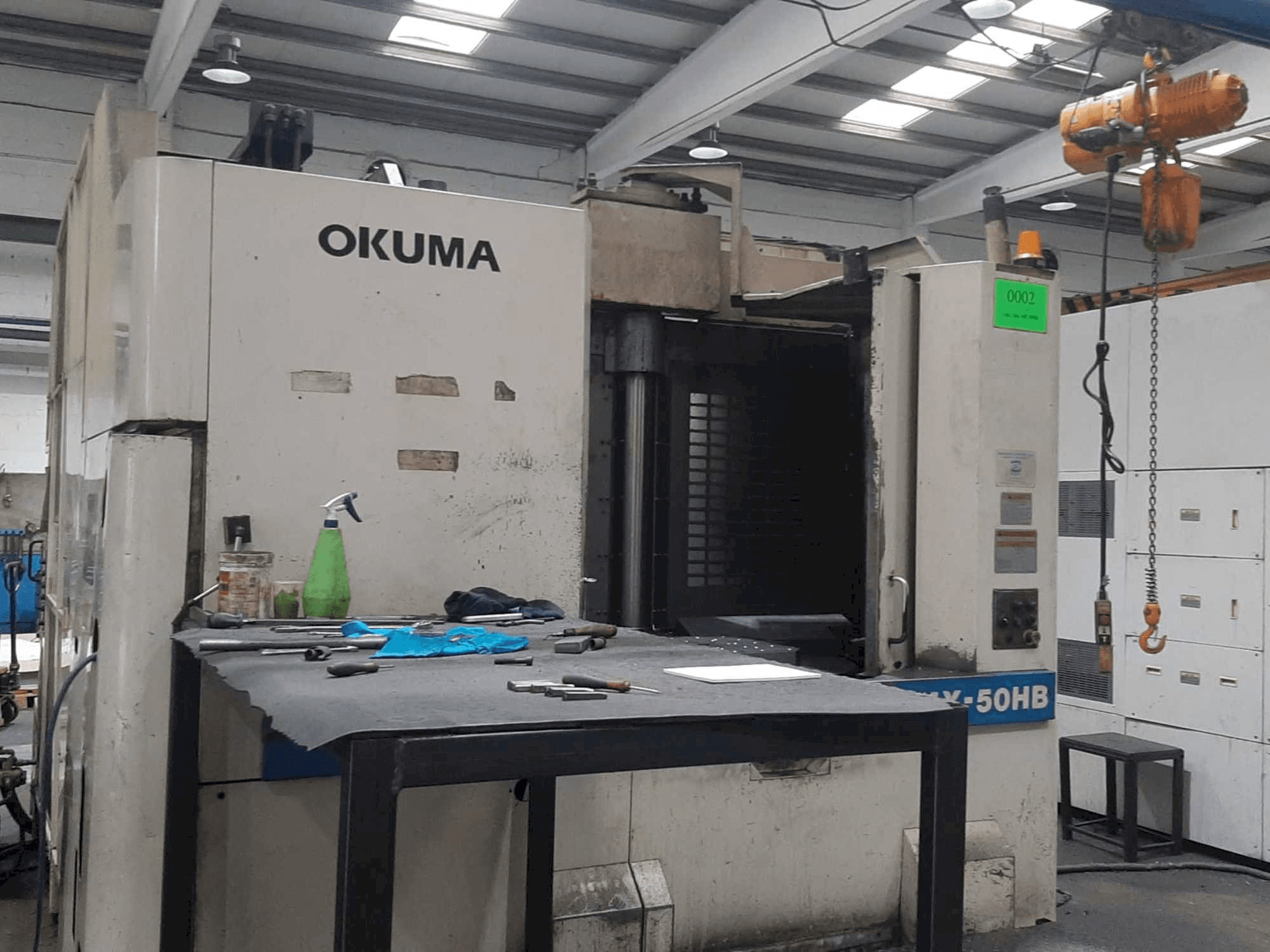 Koneen Okuma MX-50HB etunäkymä