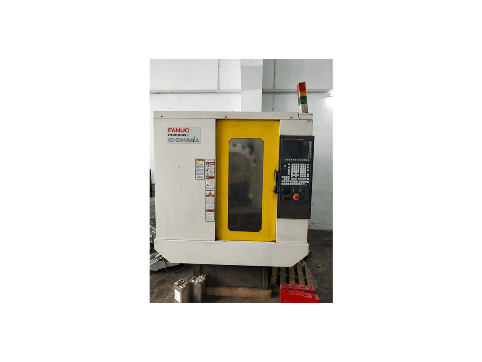 Koneen FANUC Alpha-D14MiA etunäkymä