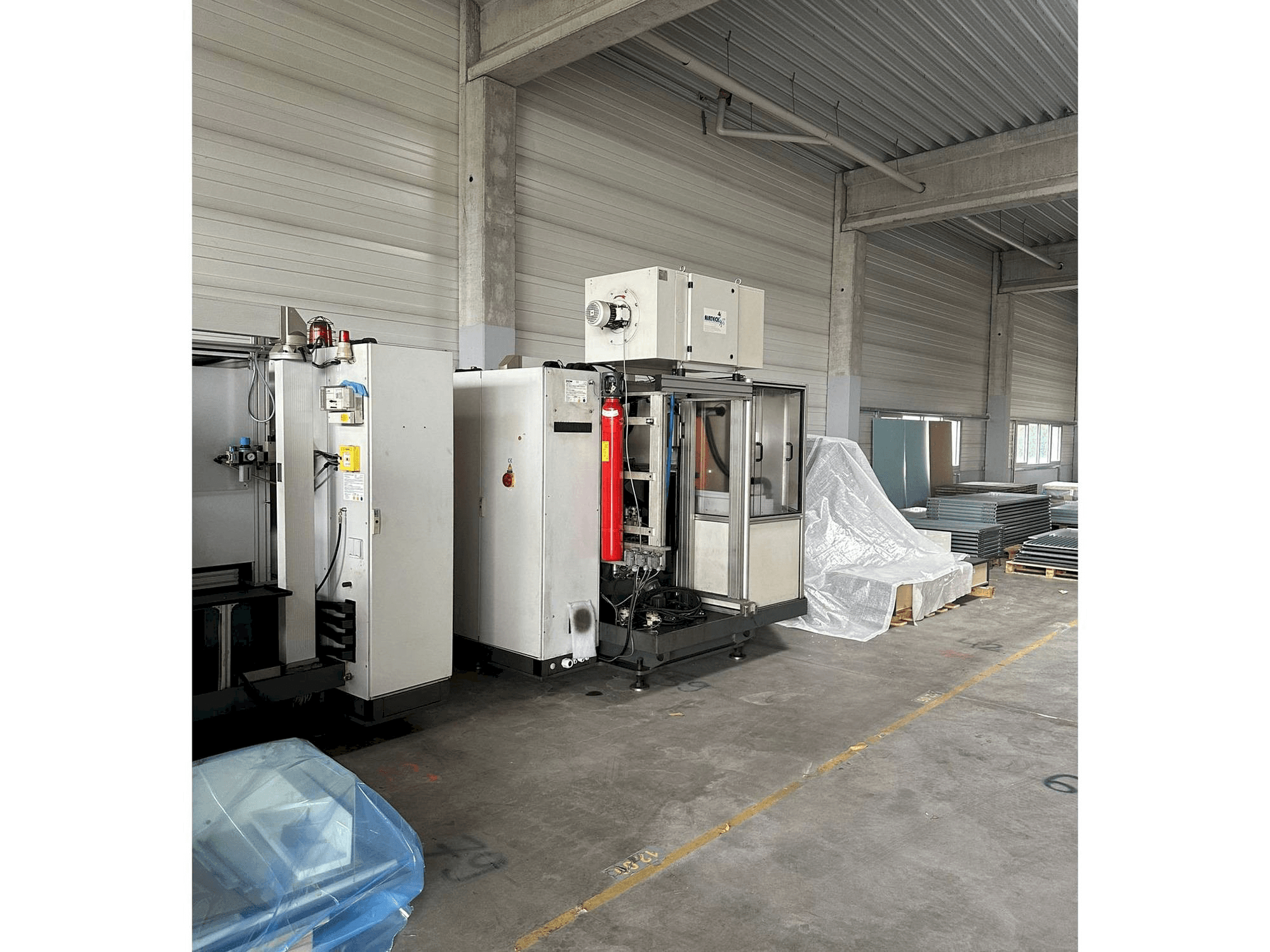 Koneen Geiger CNC etunäkymä