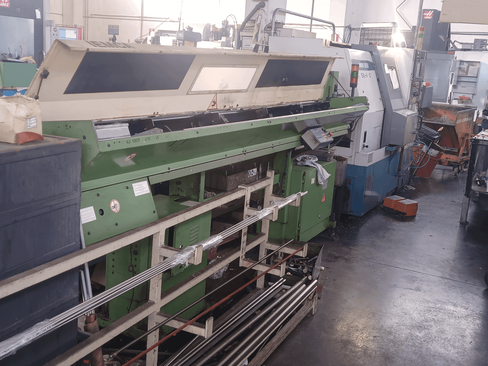 Koneen DMG Mori Seiki 150 SL etunäkymä