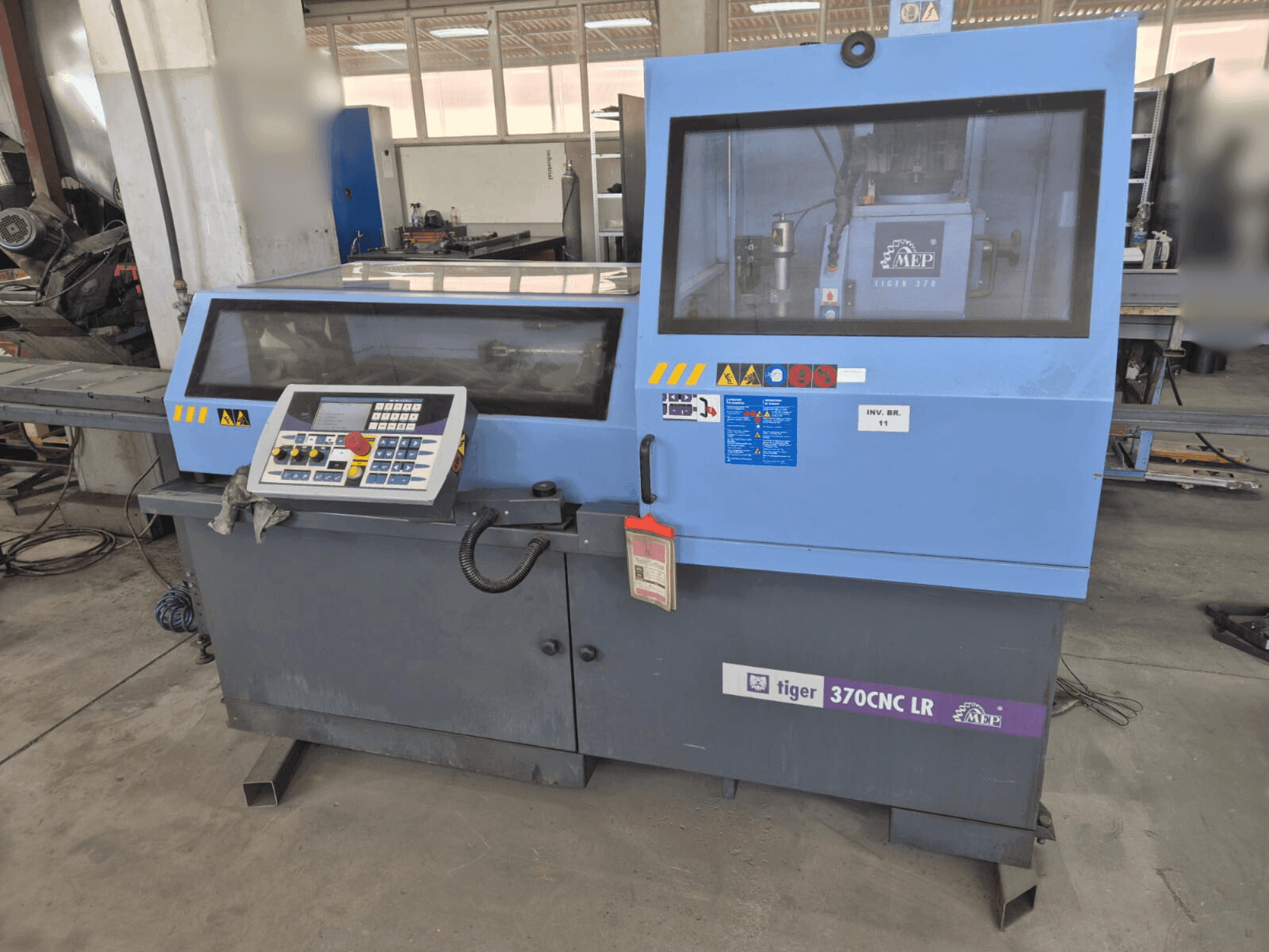 Koneen MEP Tiger 370 CNC etunäkymä