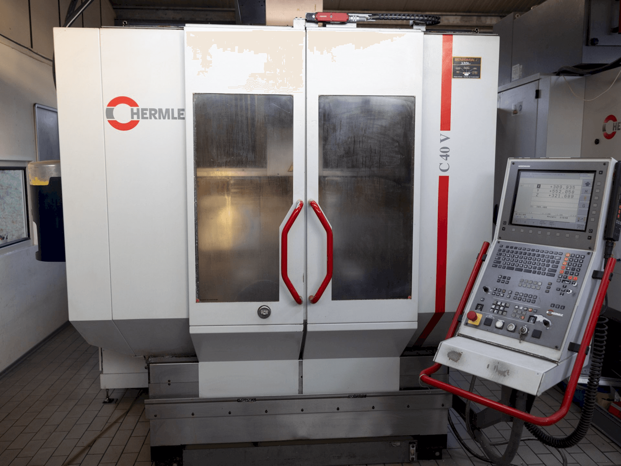 Koneen HERMLE C 40 V yksityiskohdat