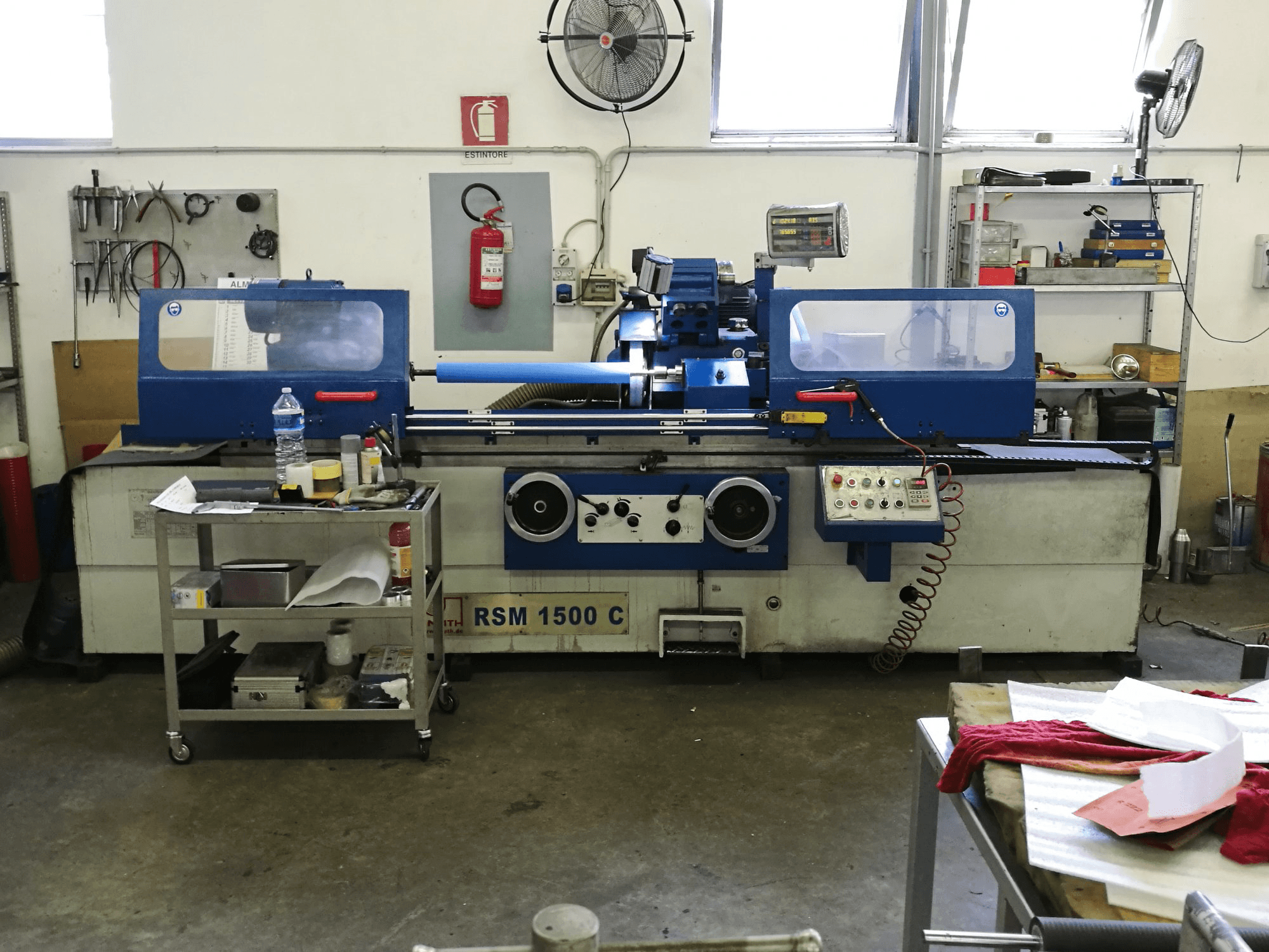 Koneen KNUTH etunäkymäRSM 1500 C