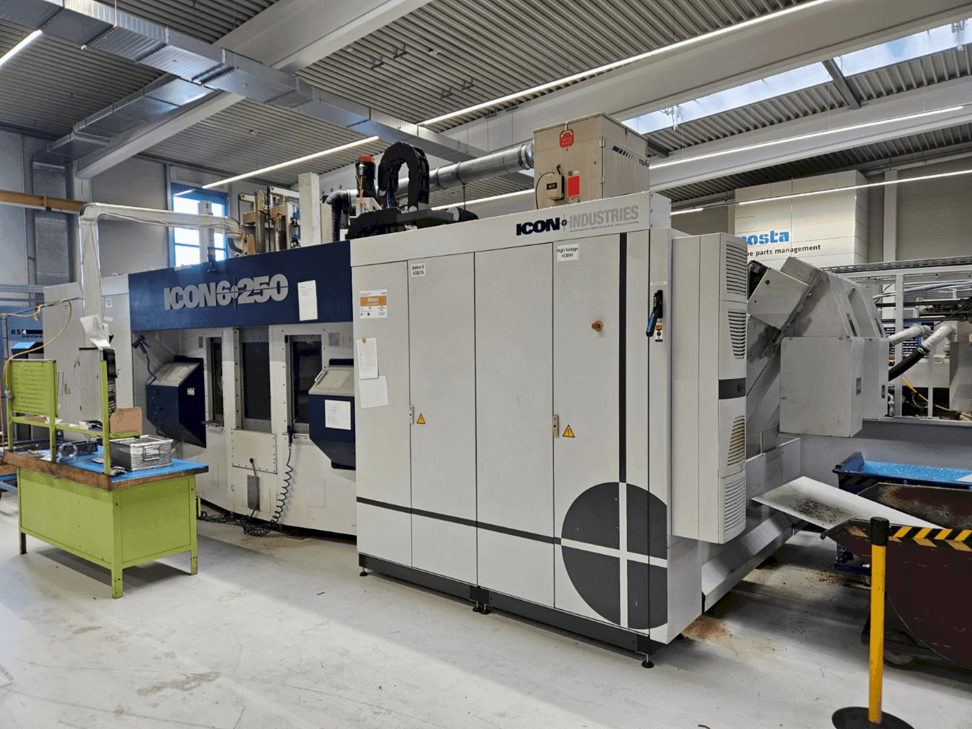 Koneen ICON 6-250 sivunäkymä