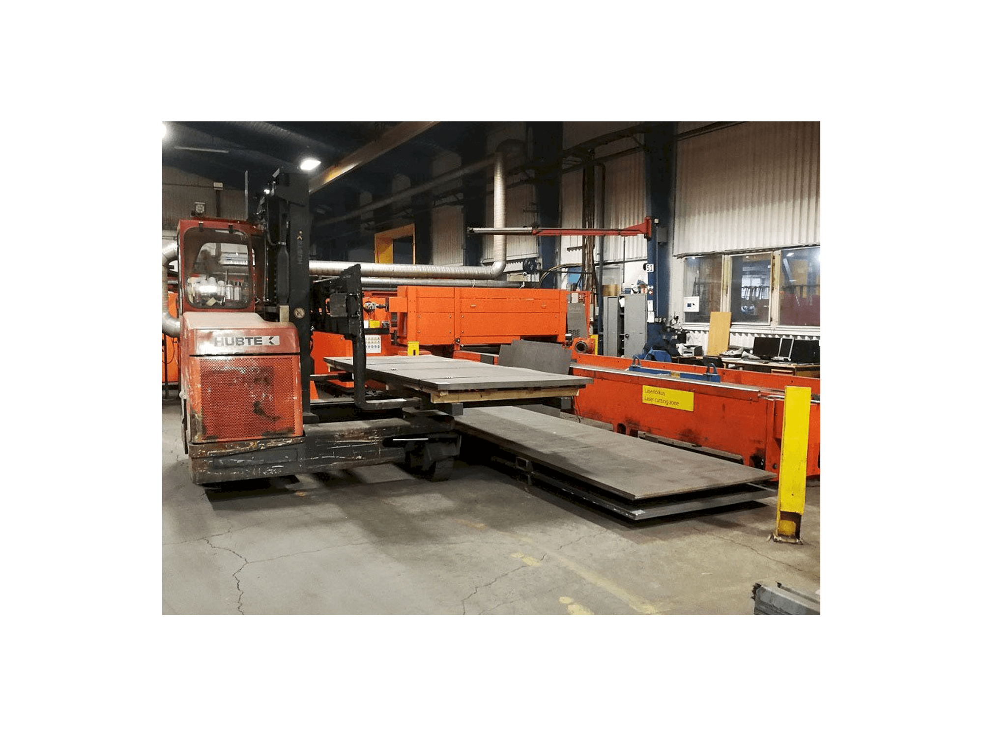 Koneen Bystronic ByStar 3015 etunäkymä